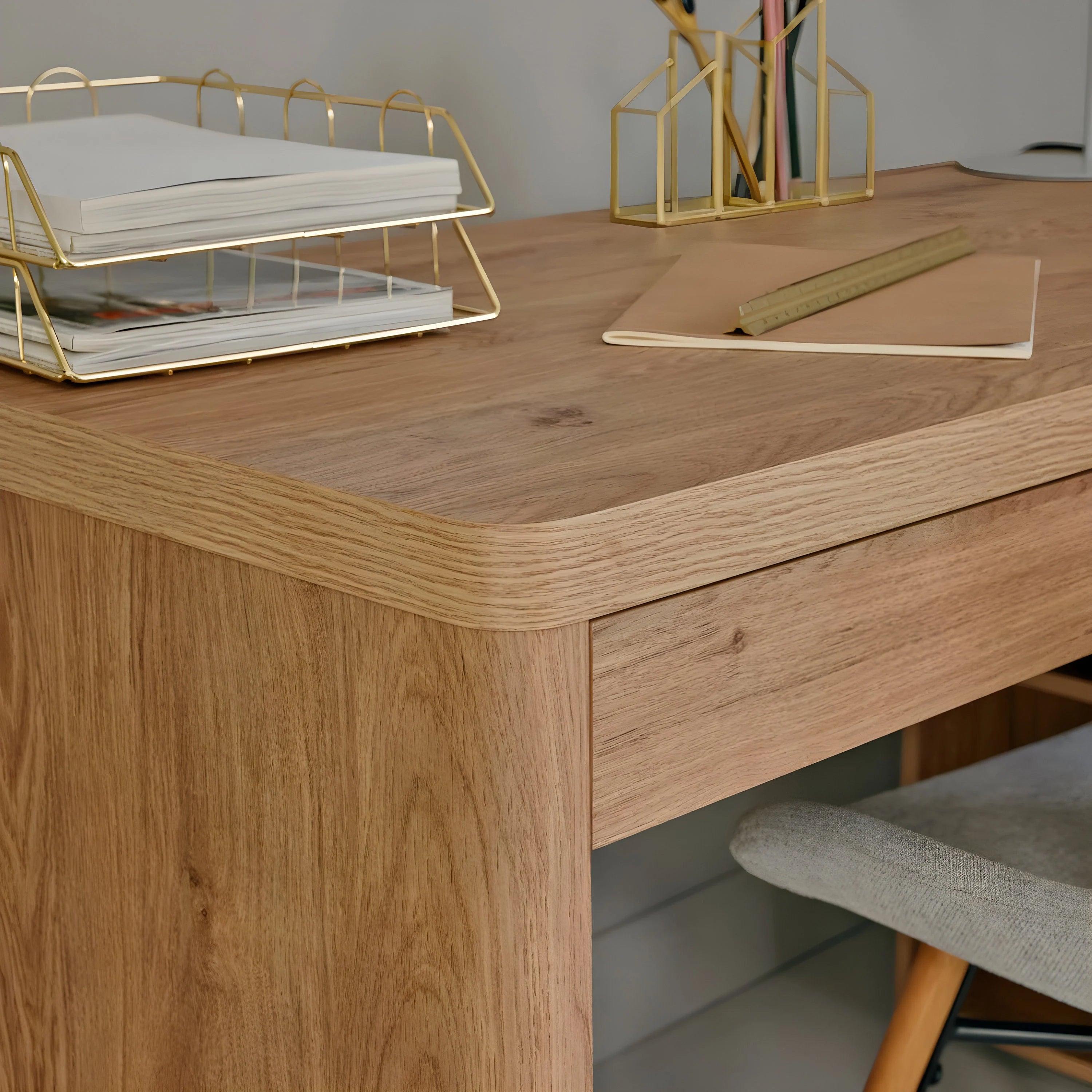 Morfield L-shaped computer Desk - YANDZ HOME