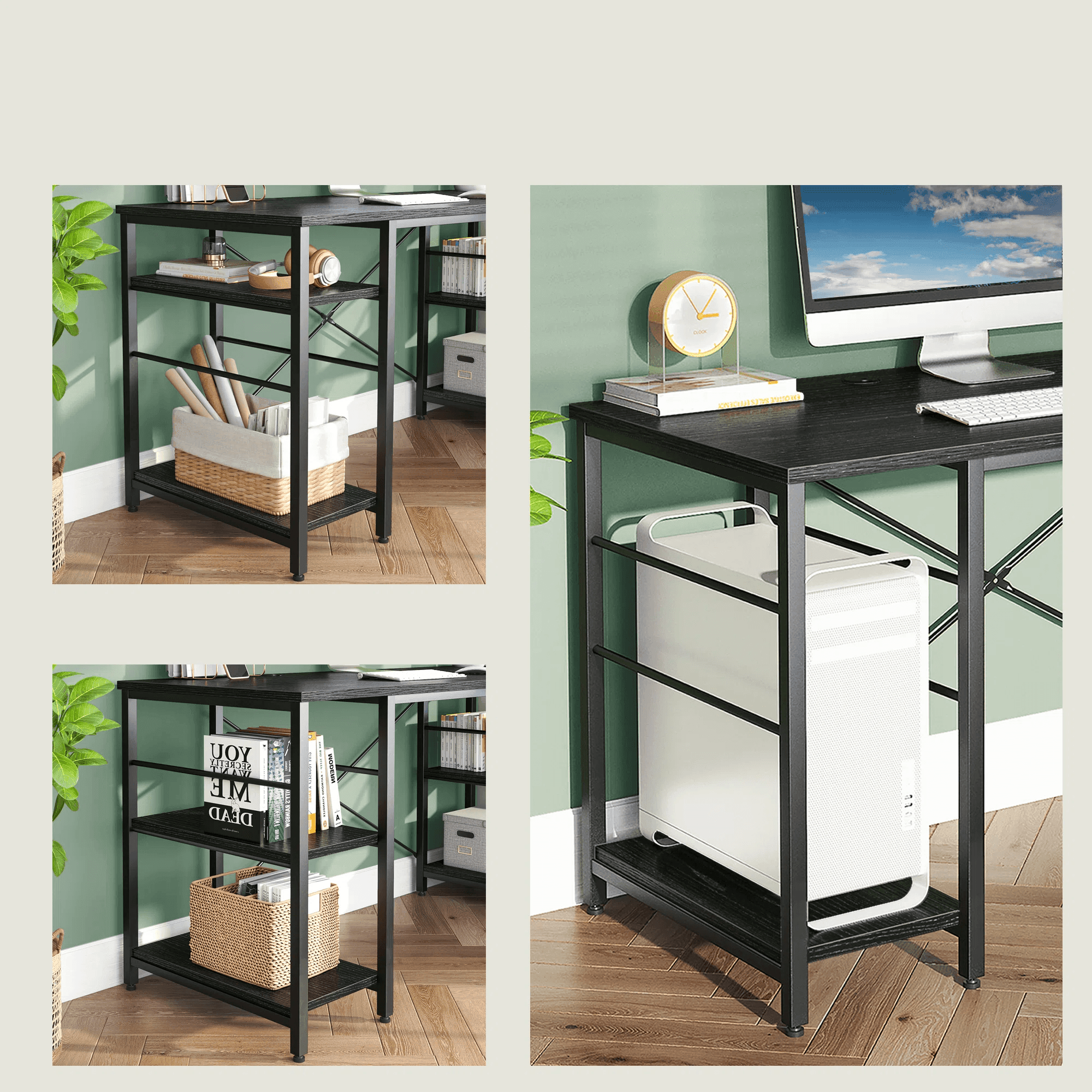 Rowland L-shaped computer Desk - YANDZ HOME