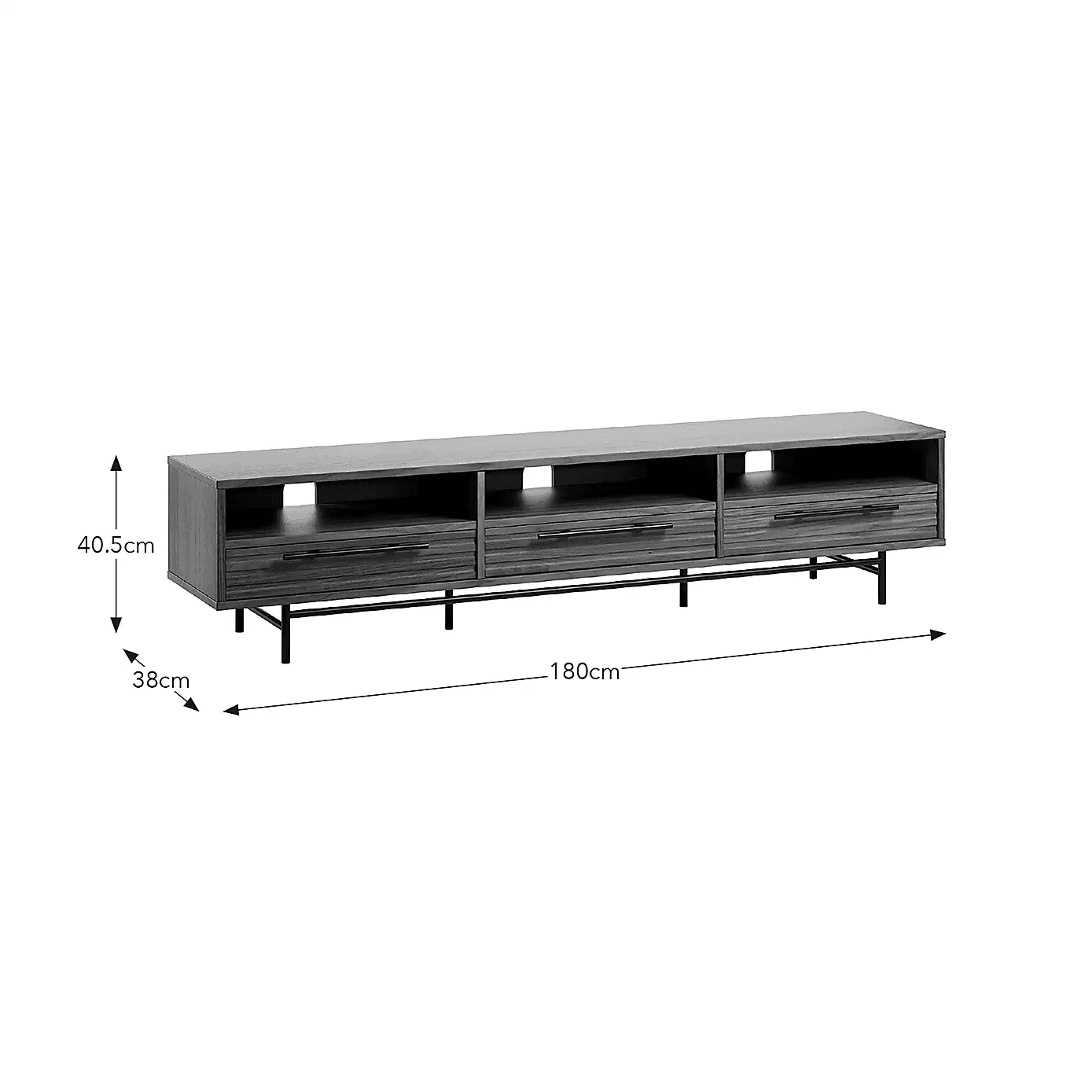 Elle Extra Wide TV unit for TVs up to 80" - YANDZ HOME