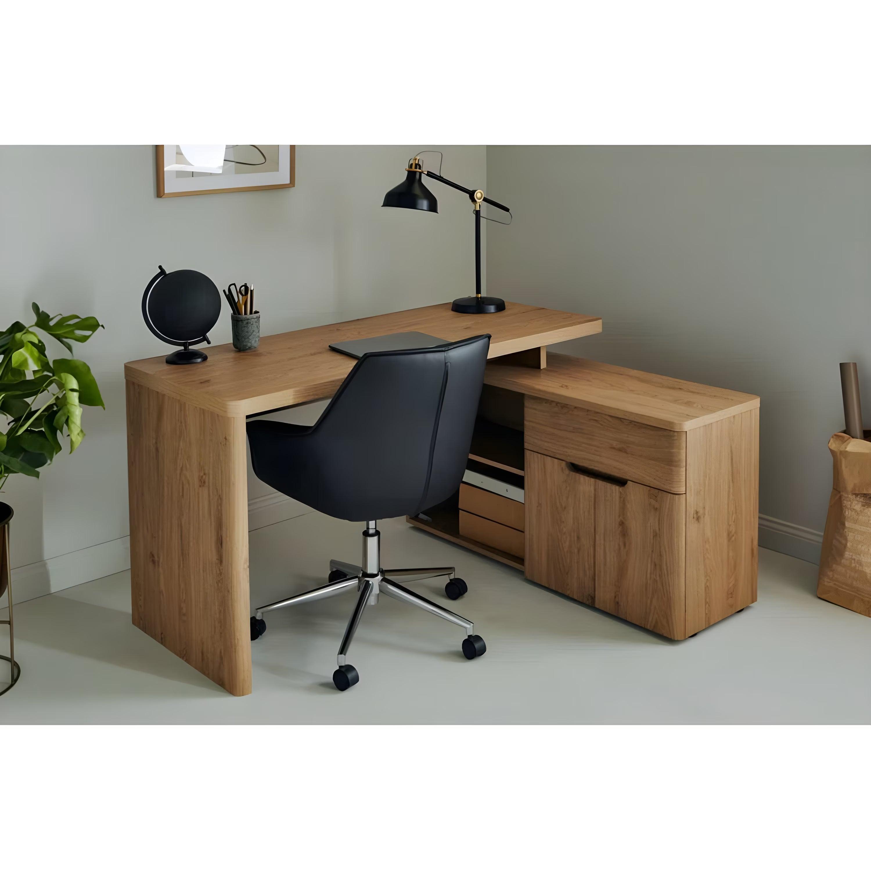 Eleanor L-shaped computer Desk - YANDZ HOME