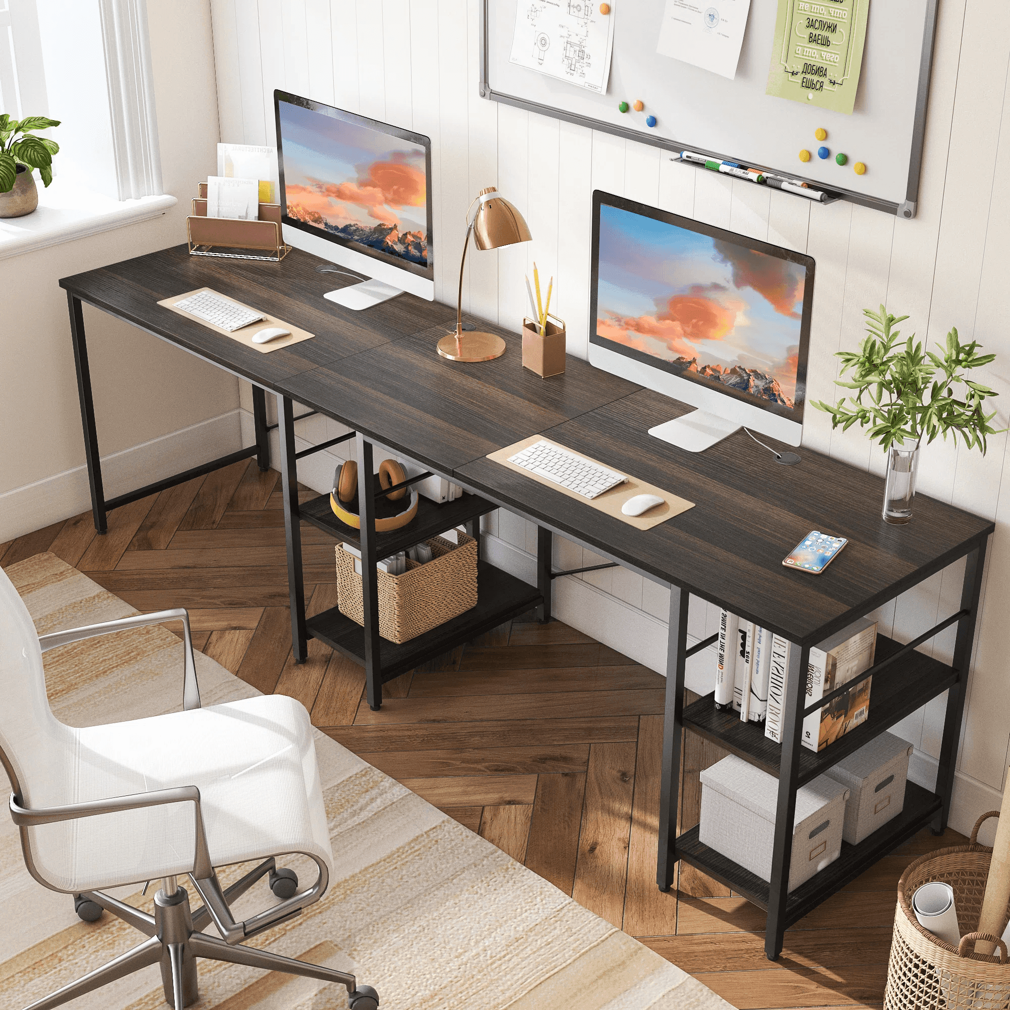 Rowland L-shaped computer Desk - YANDZ HOME