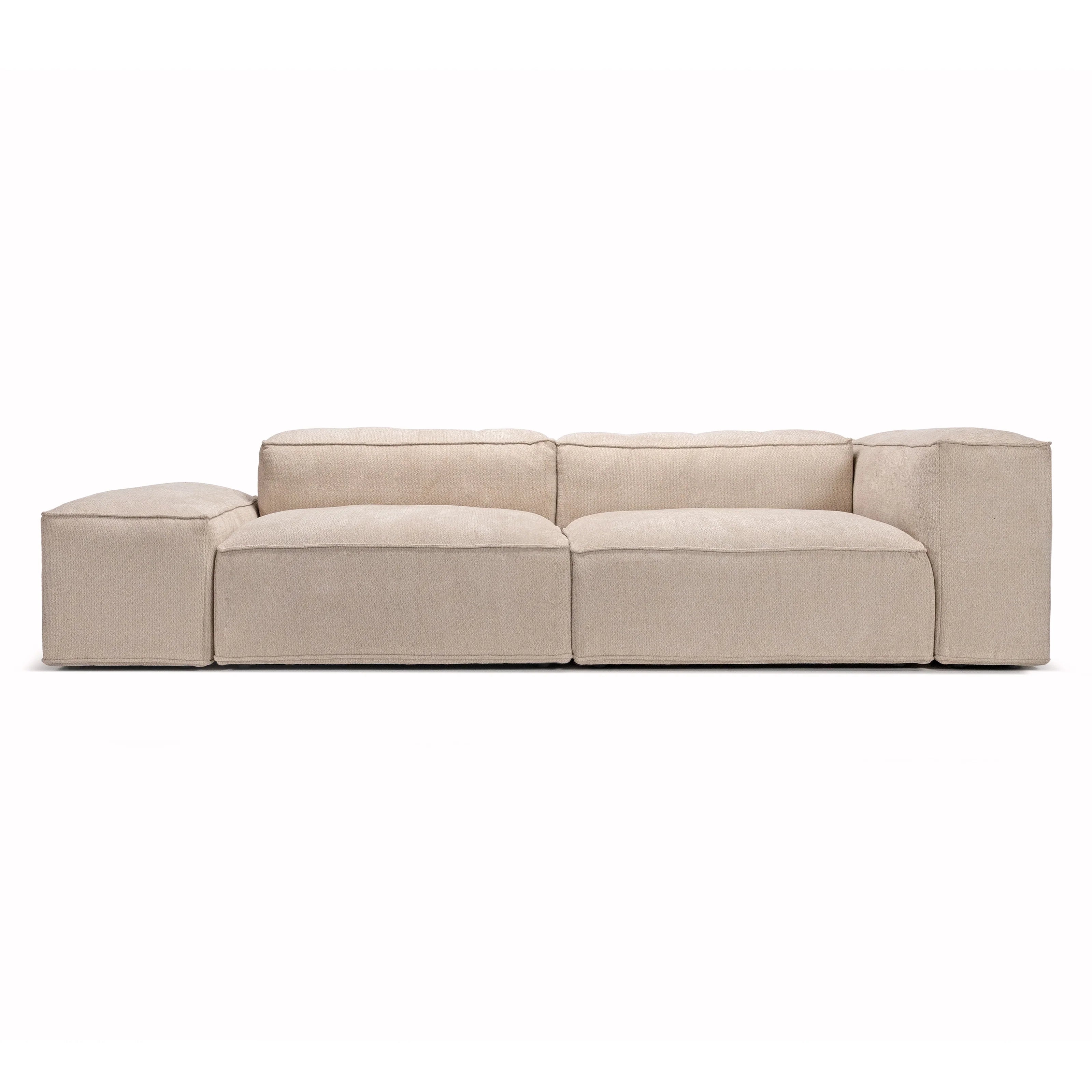 Merlot 4-Seater Sofa with One High Arm