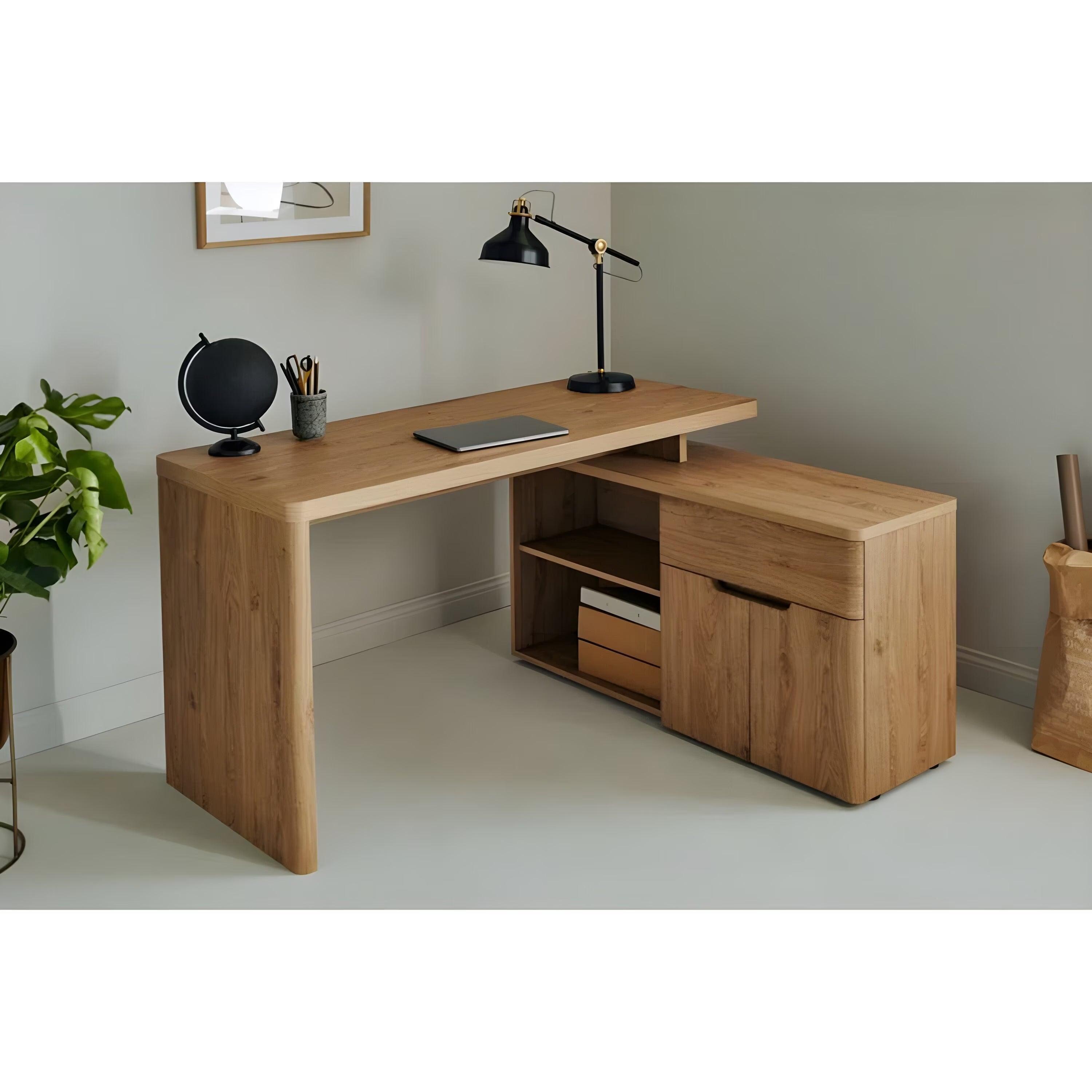 Eleanor L-shaped computer Desk - YANDZ HOME