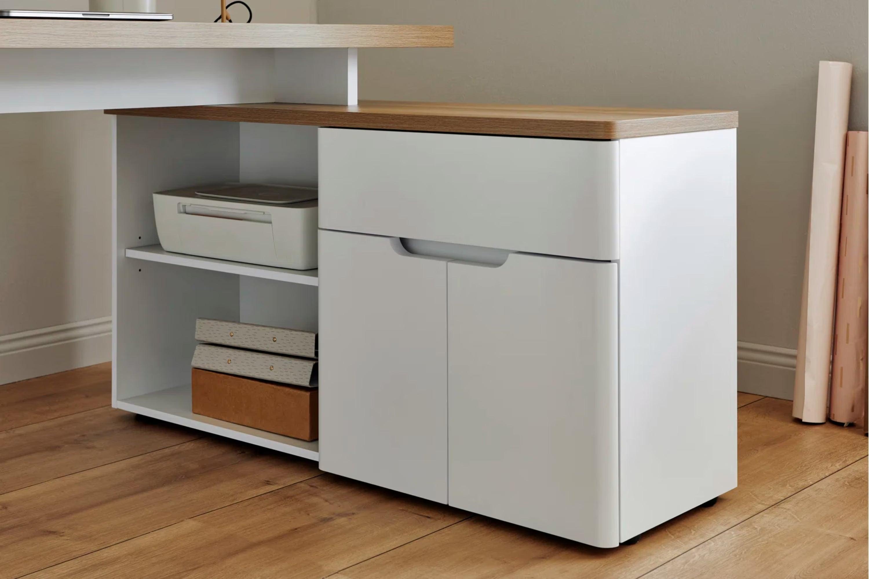 Eleanor L-shaped computer Desk - YANDZ HOME