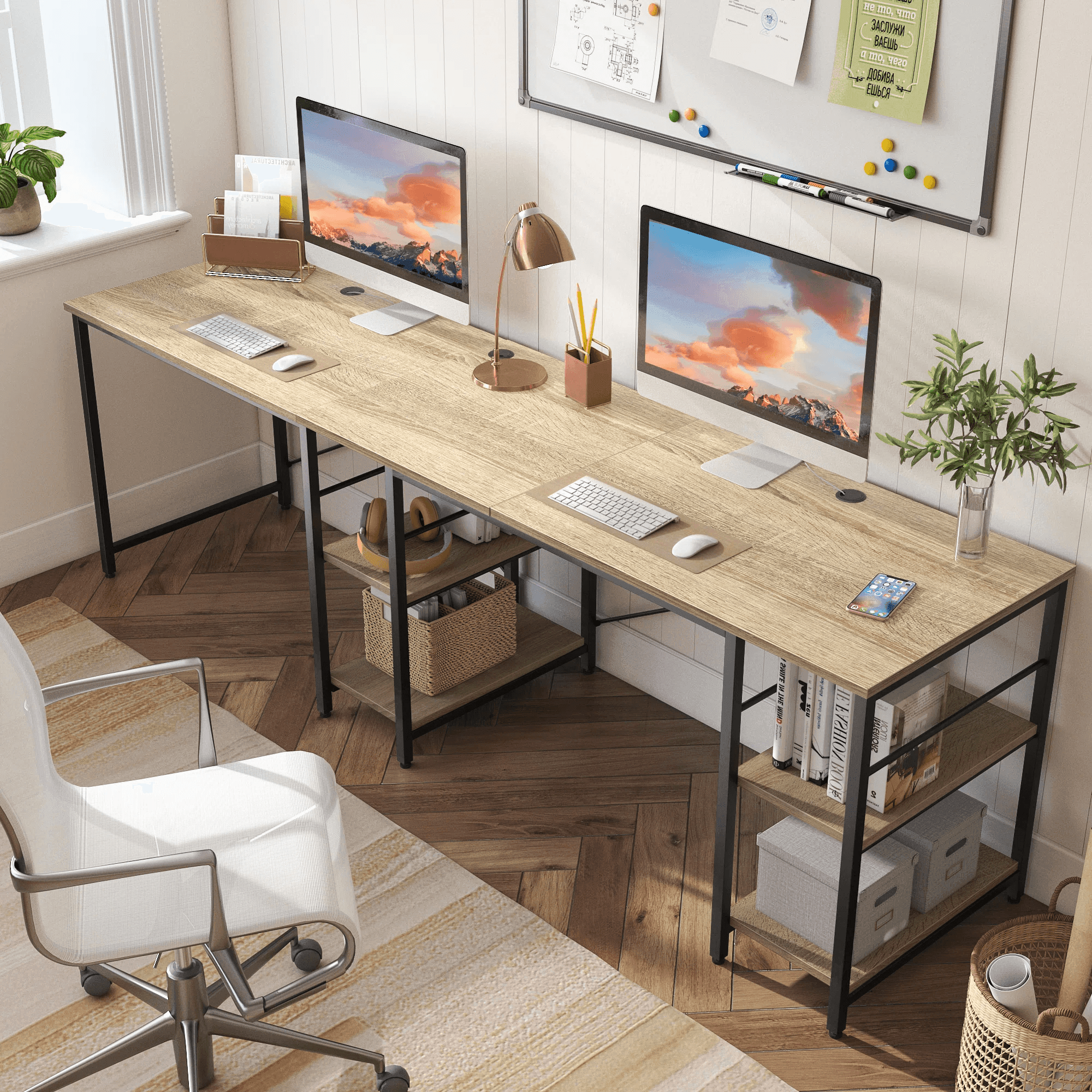 Rowland L-shaped computer Desk - YANDZ HOME