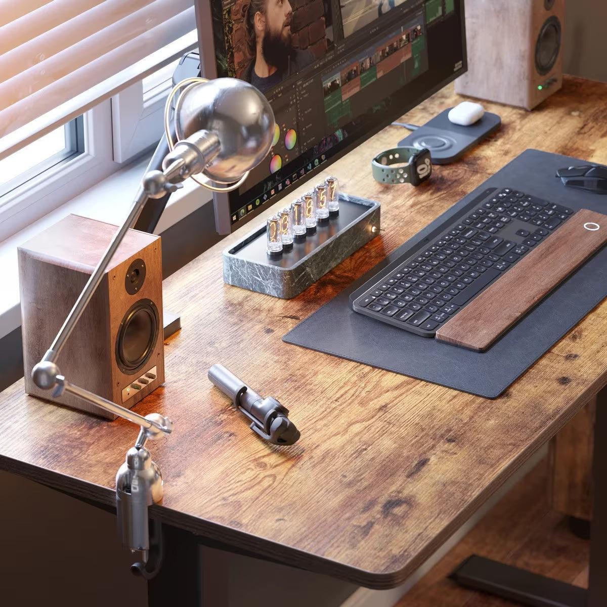 Rustic brown Electric desk - YANDZ HOME