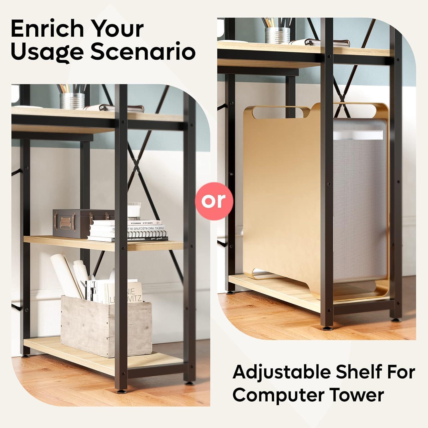 Brianna Computer Corner Desk - YANDZ HOME