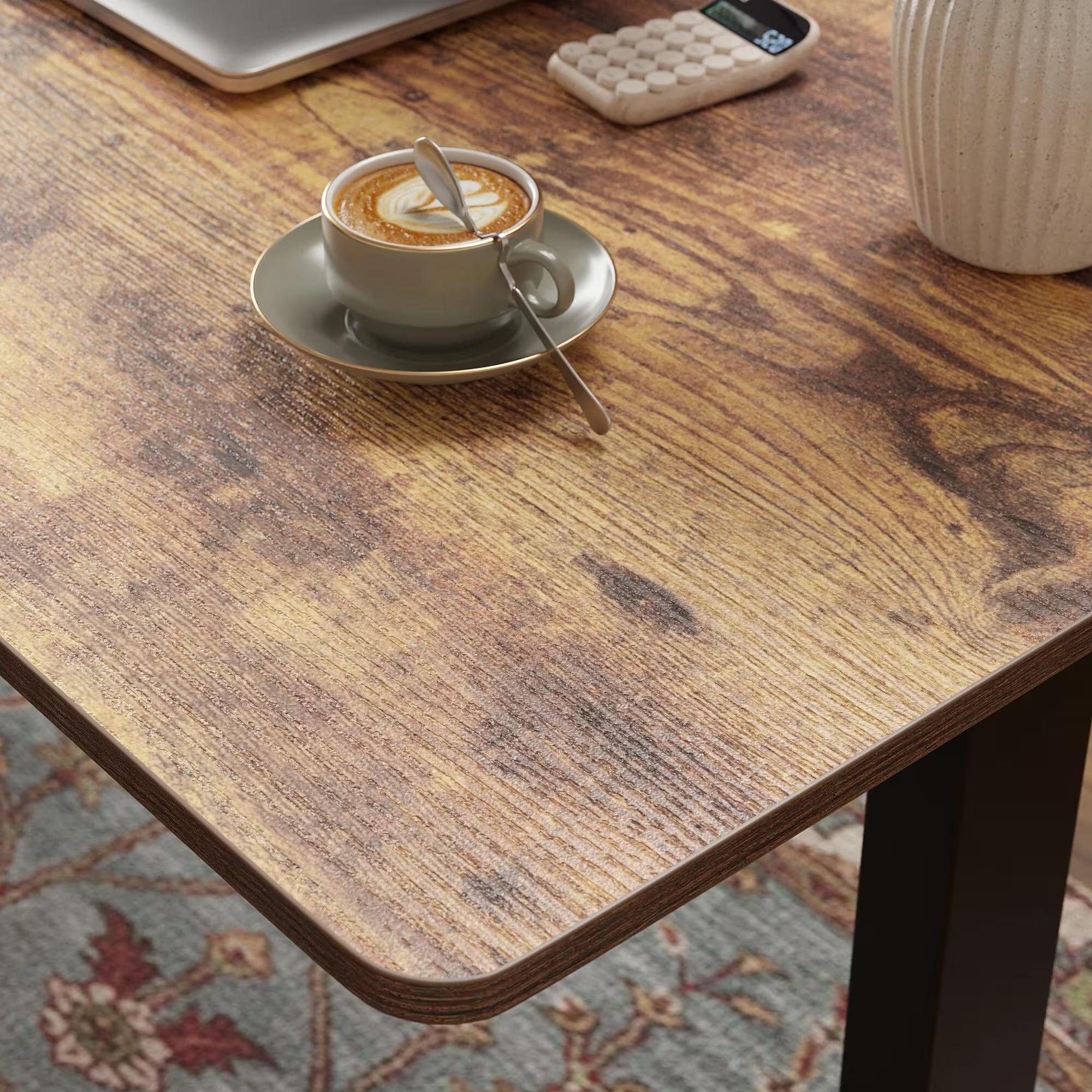 Rustic brown Electric desk - YANDZ HOME