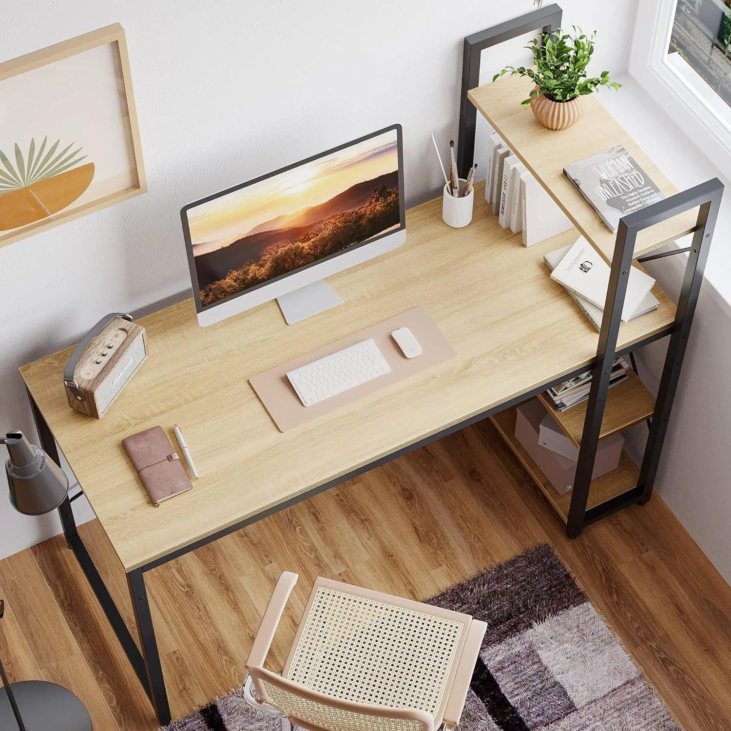 Brianna Computer Corner Desk - YANDZ HOME