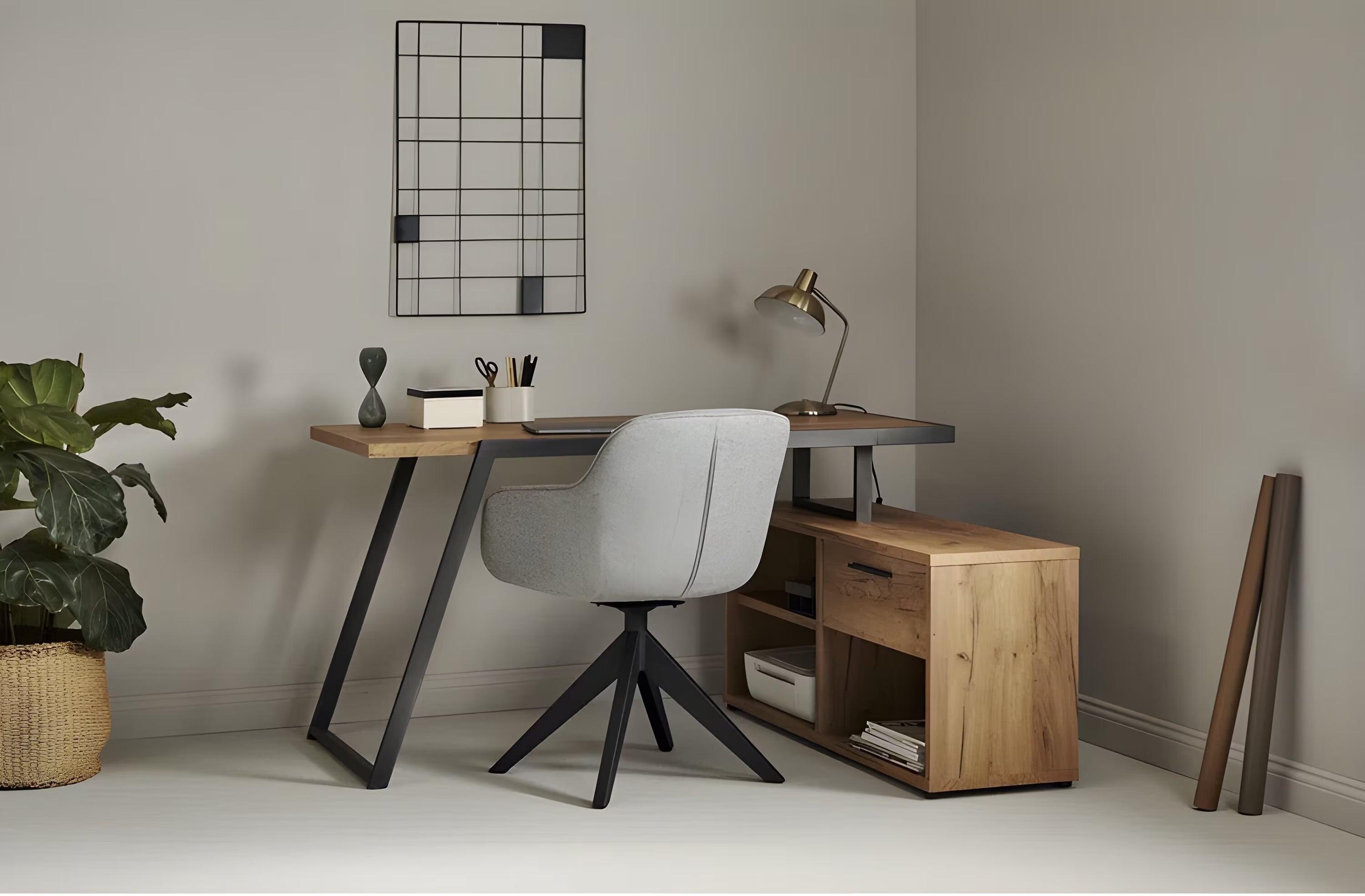 Erenda L-shaped desk - YANDZ HOME