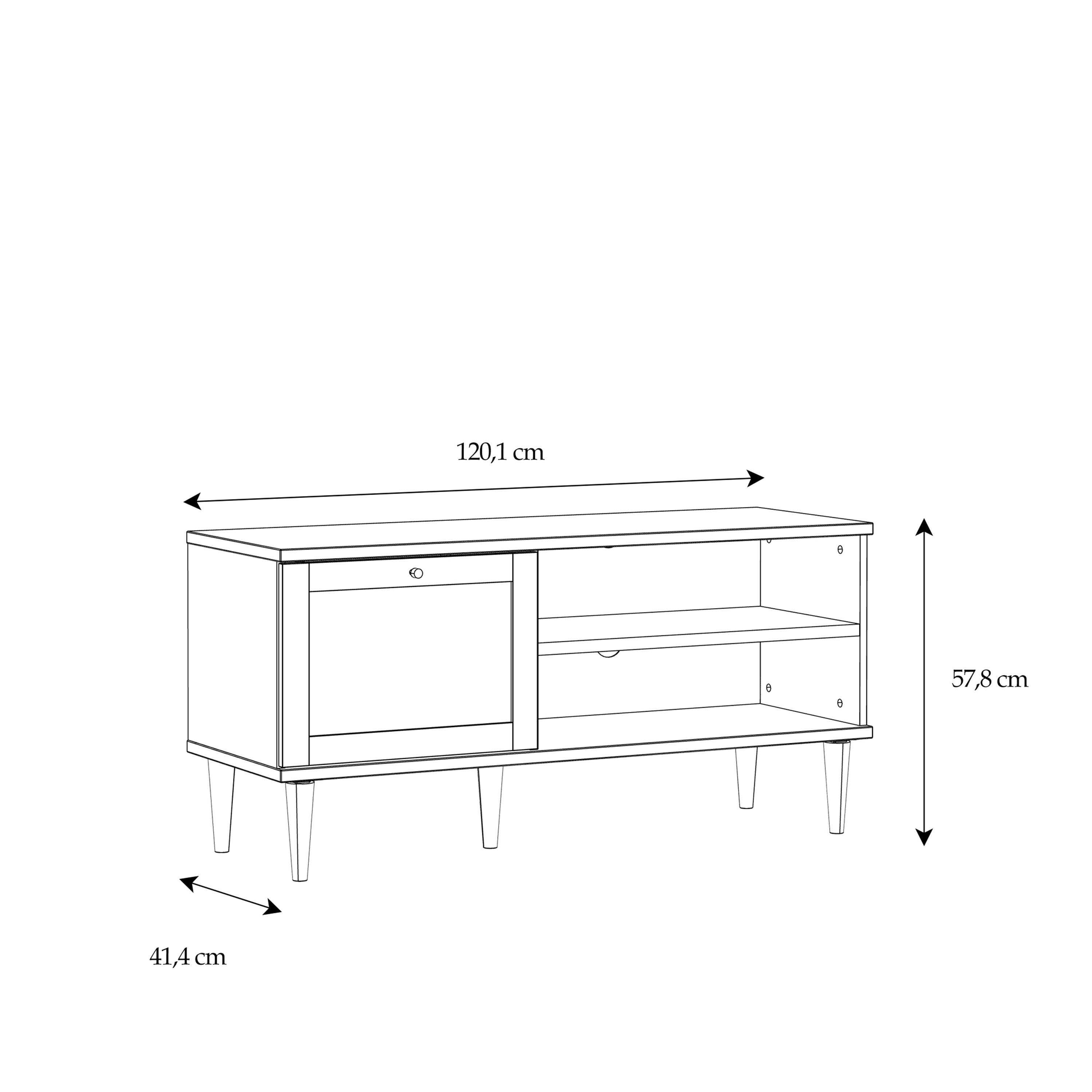 Callista 120cm TV Unit - YANDZ HOME