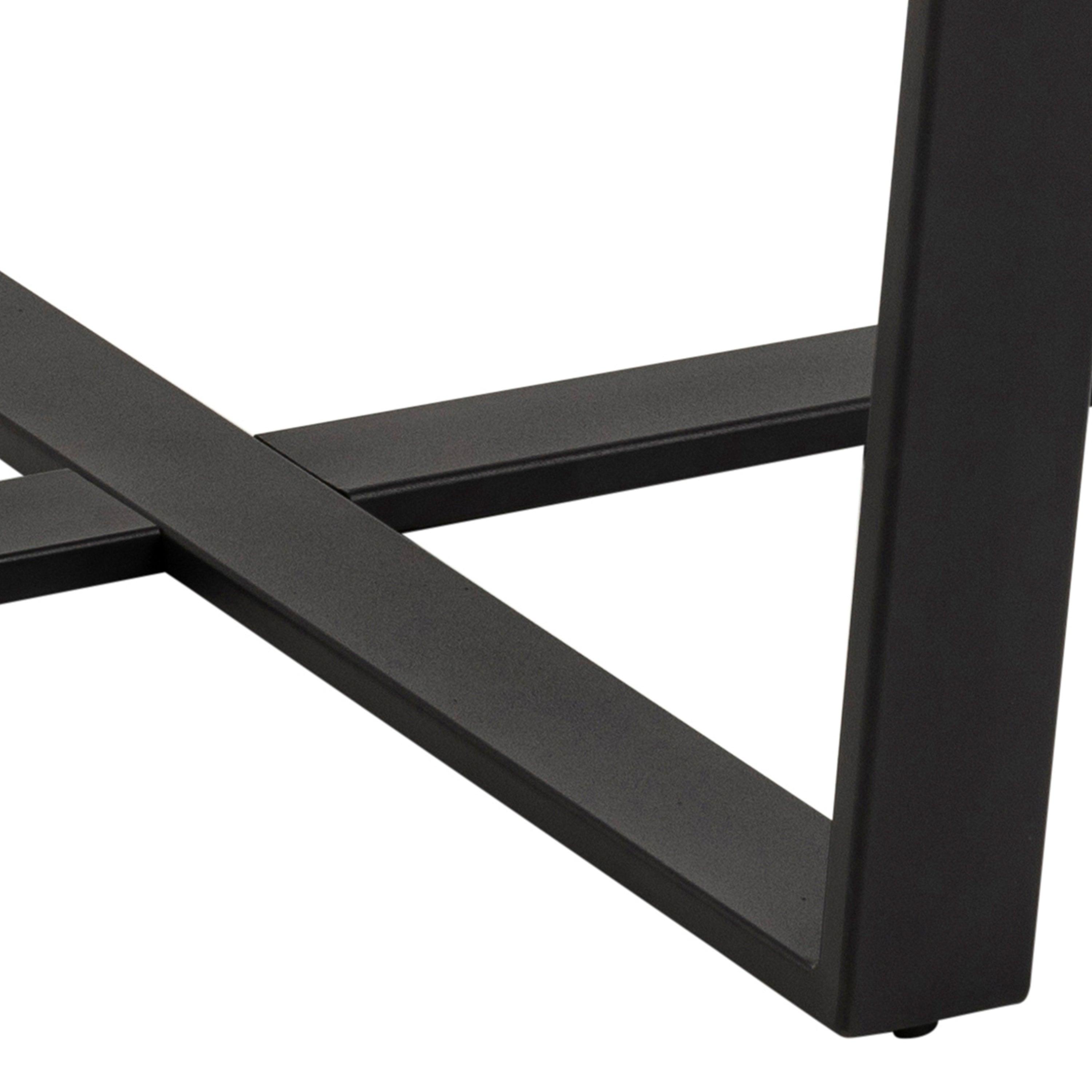 Amani Round Dining Table with Marble Effect Top - YANDZ HOME