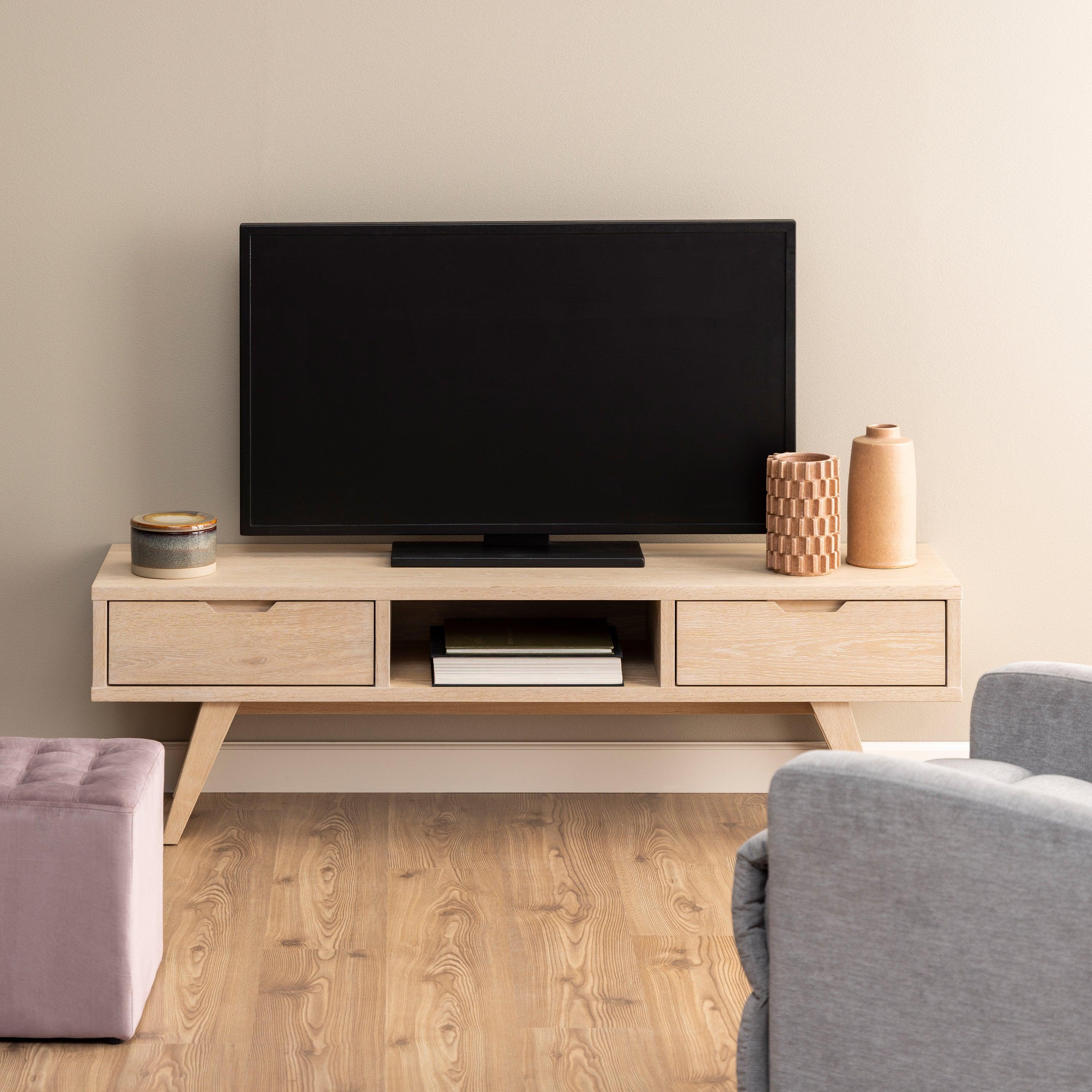 LuxeLine TV unit with 2 Drawers - YANDZ HOME