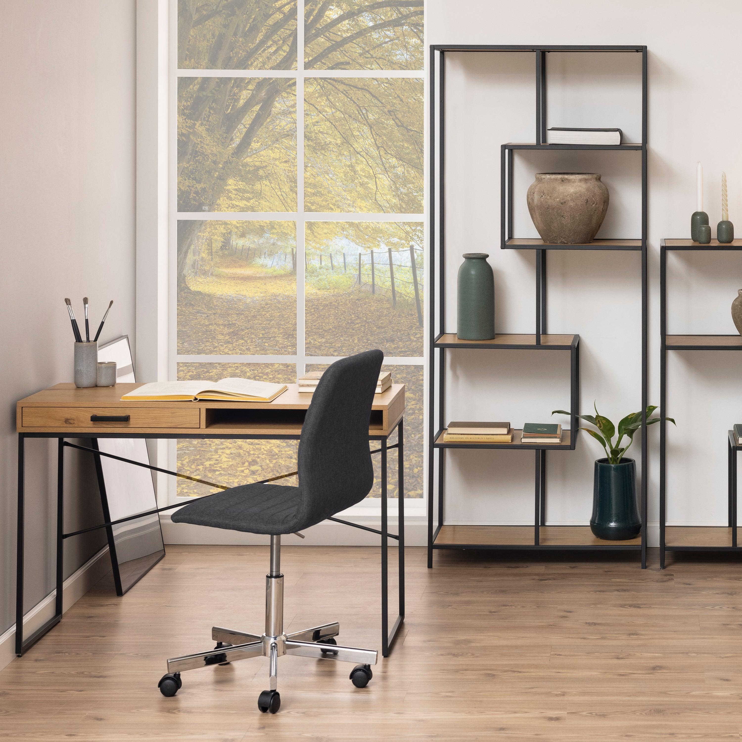 Sophia Desk with 1 Drawer in Oak - YANDZ HOME