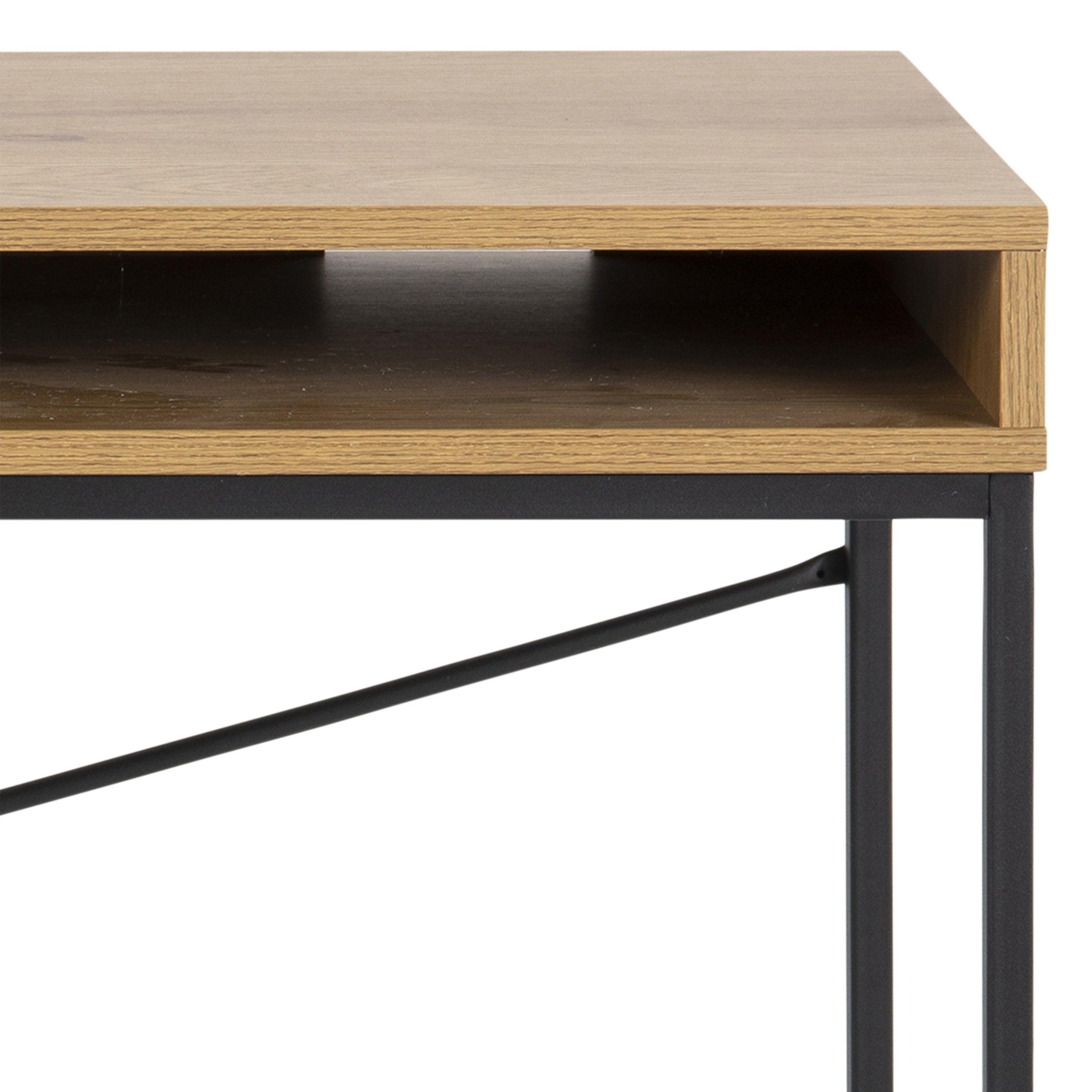 Sophia Desk with 1 Drawer in Oak - YANDZ HOME