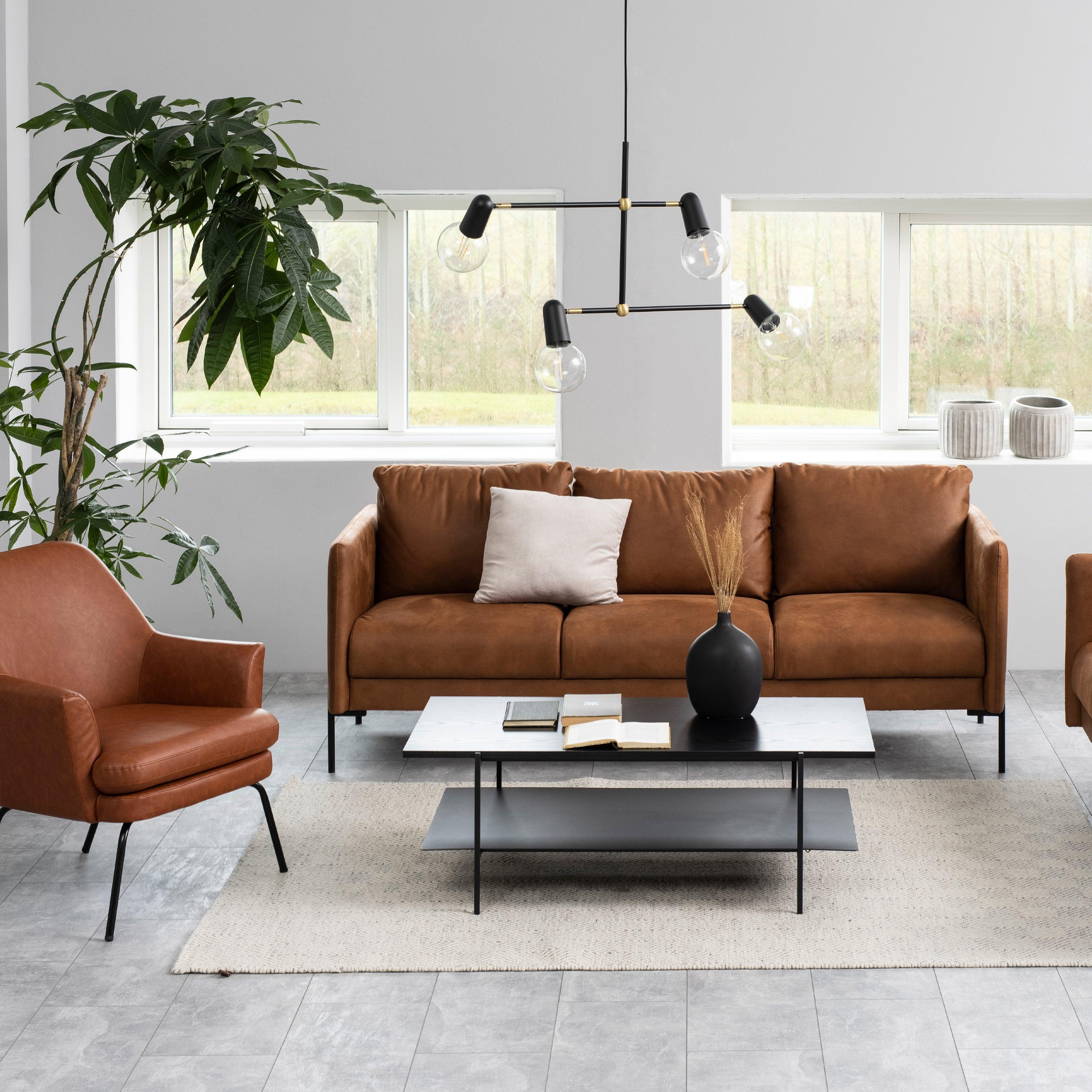 Ansel Coffee Table in Black - YANDZ HOME