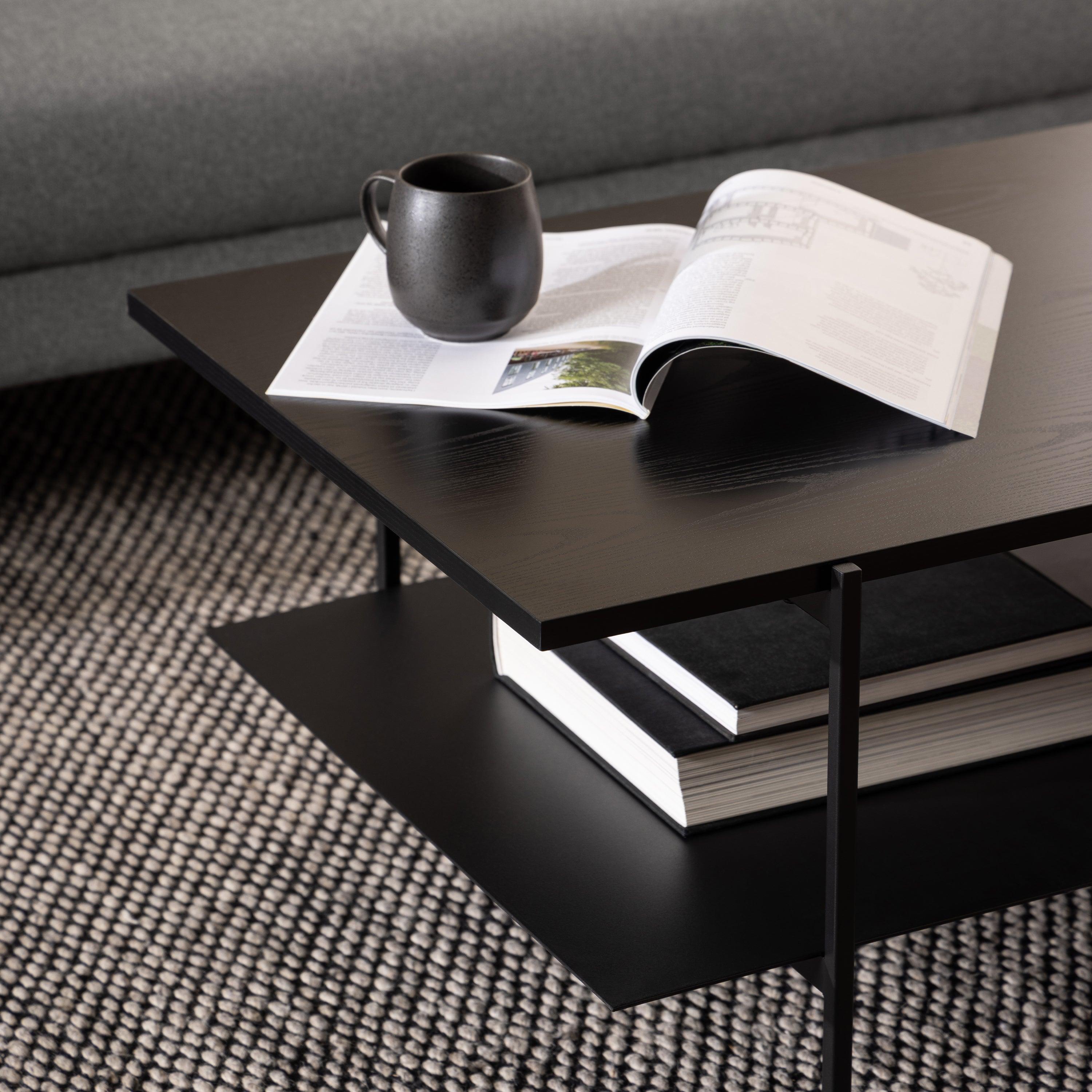 Ansel Coffee Table in Black - YANDZ HOME
