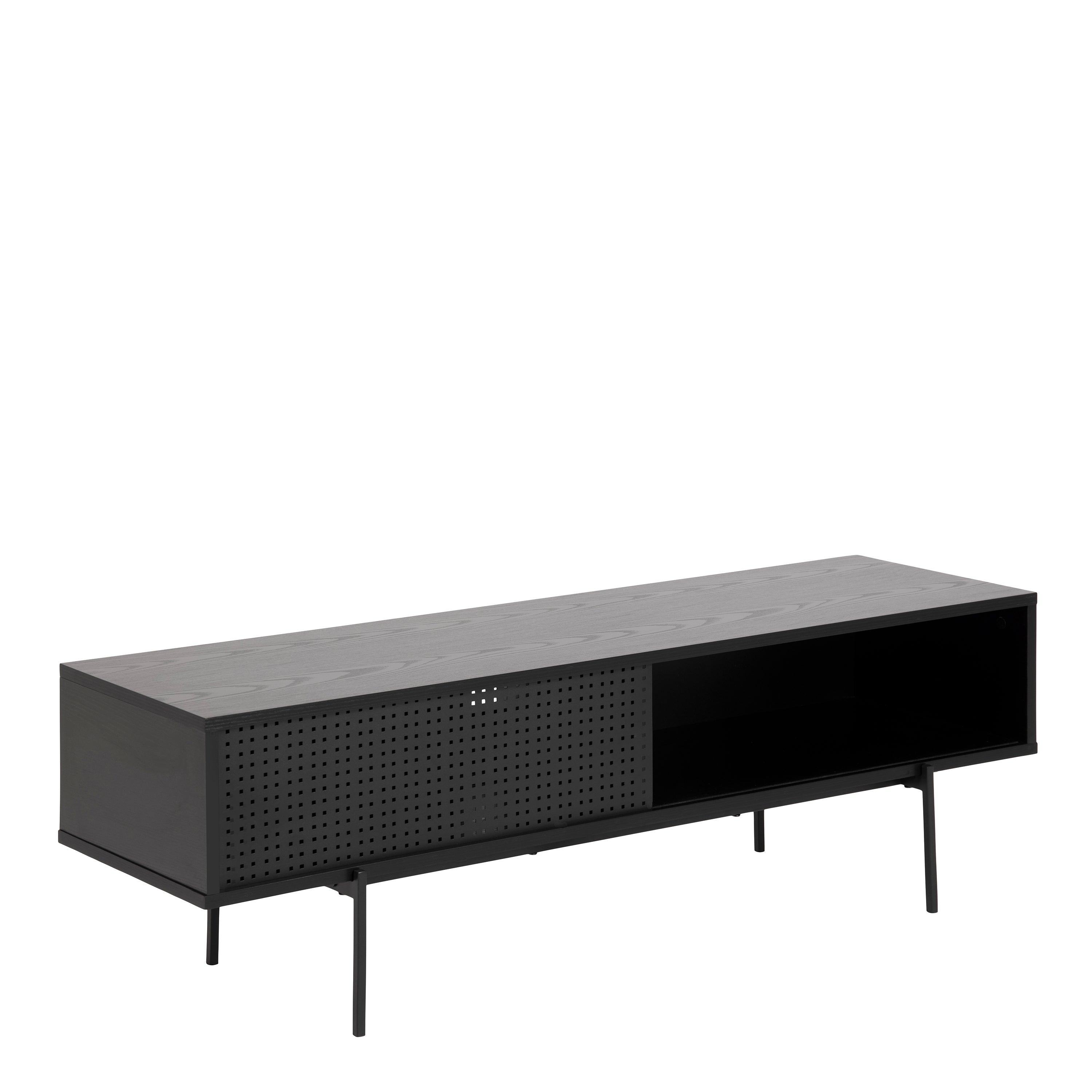 Ansel TV Unit in Black - YANDZ HOME