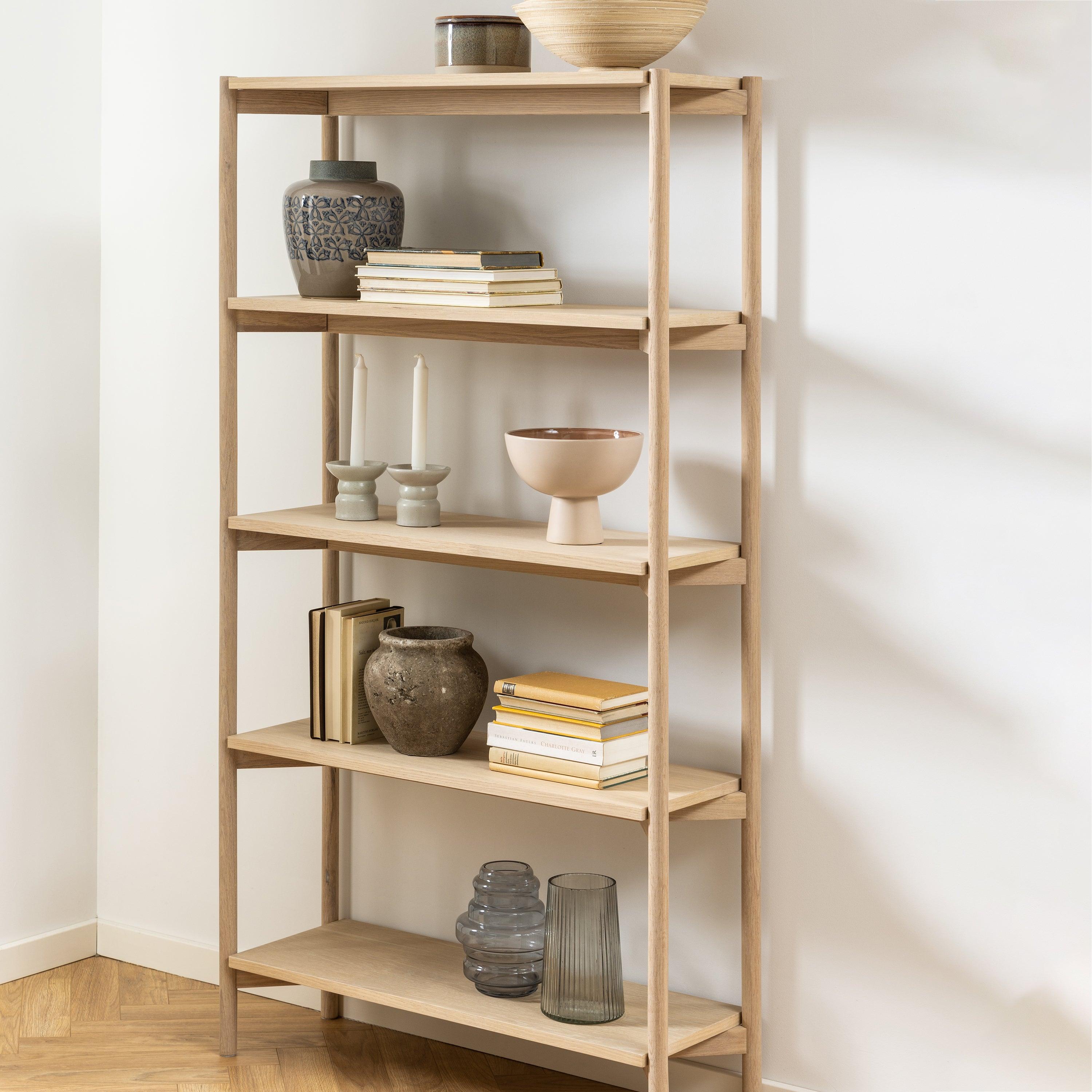 Elise Bookcase with 4 Shelves - YANDZ HOME