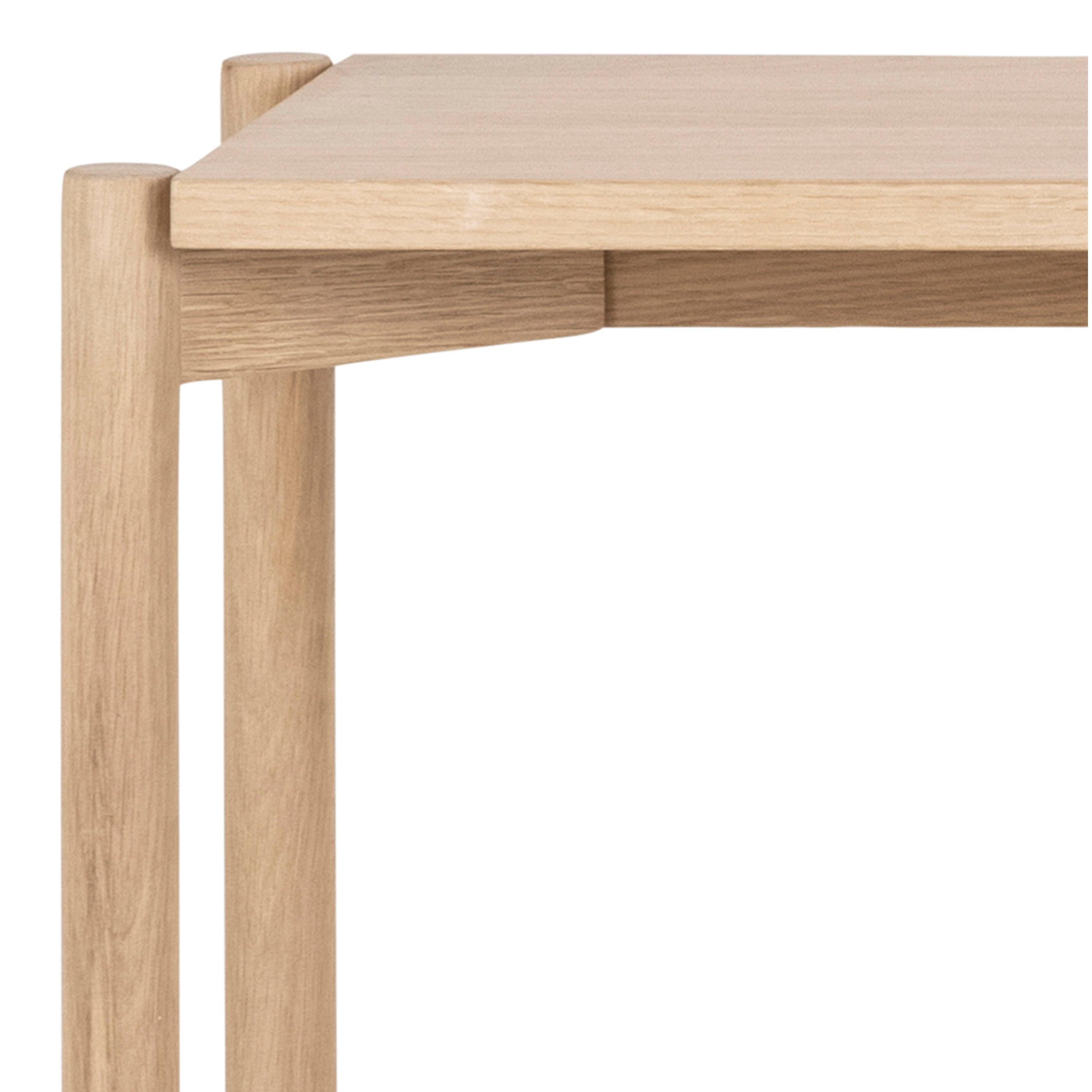 Lena Bookcase with 4 Shelves in White Oak Veneer - YANDZ HOME