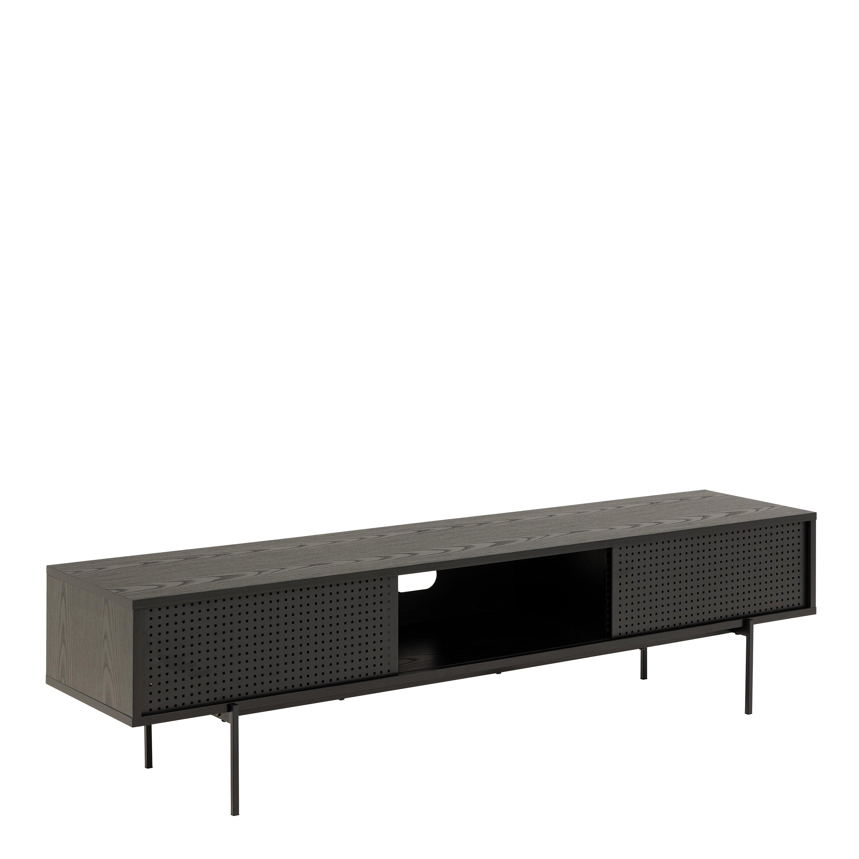 Ansel TV Unit in Black - YANDZ HOME
