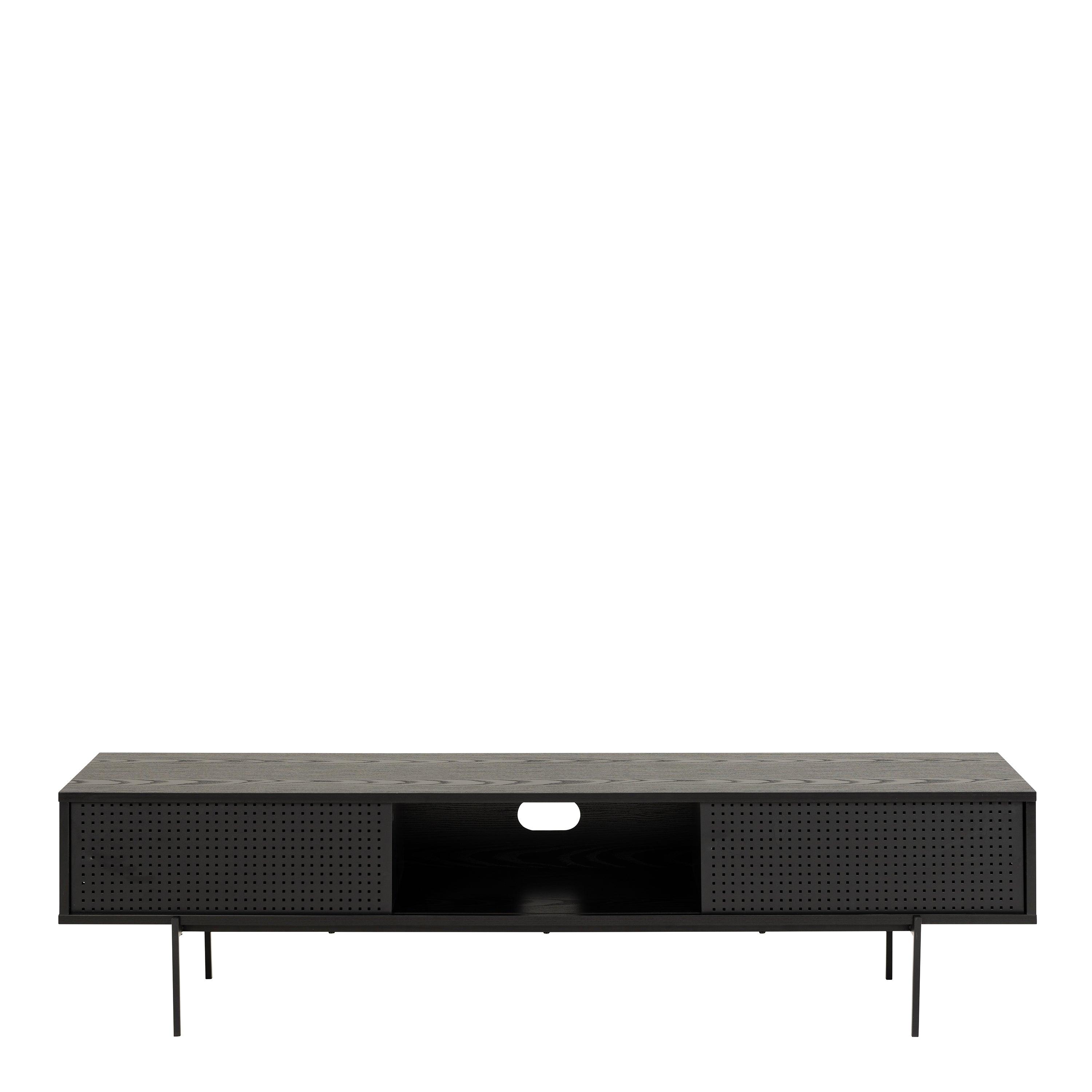 Ansel TV Unit in Black - YANDZ HOME