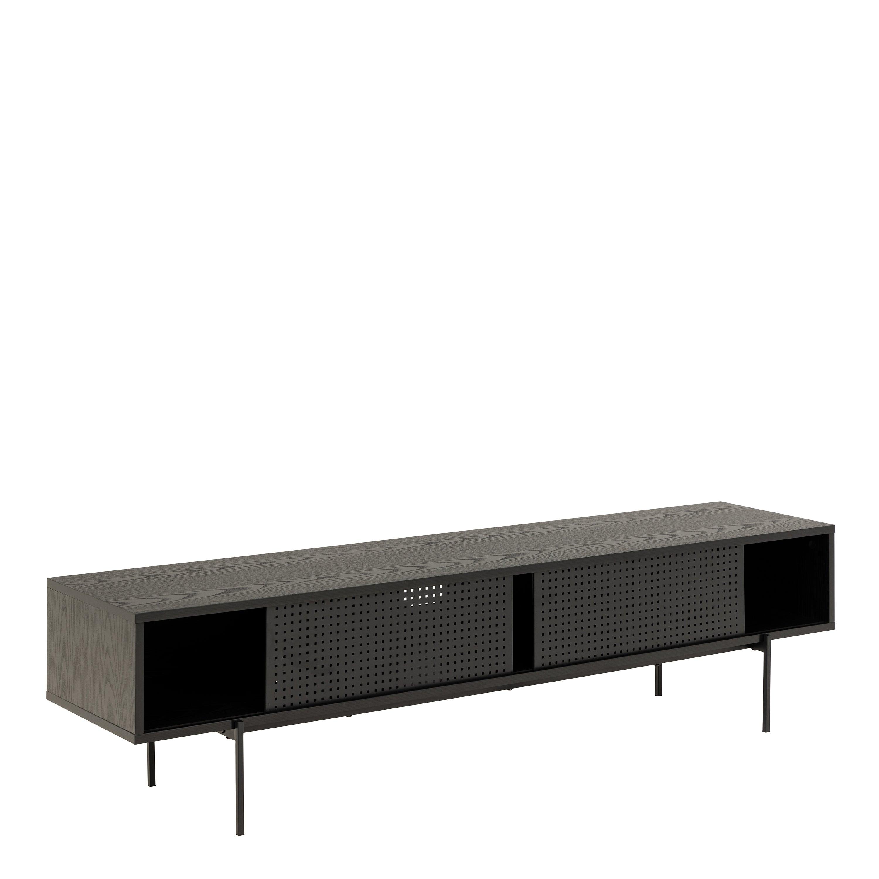 Ansel TV Unit in Black - YANDZ HOME