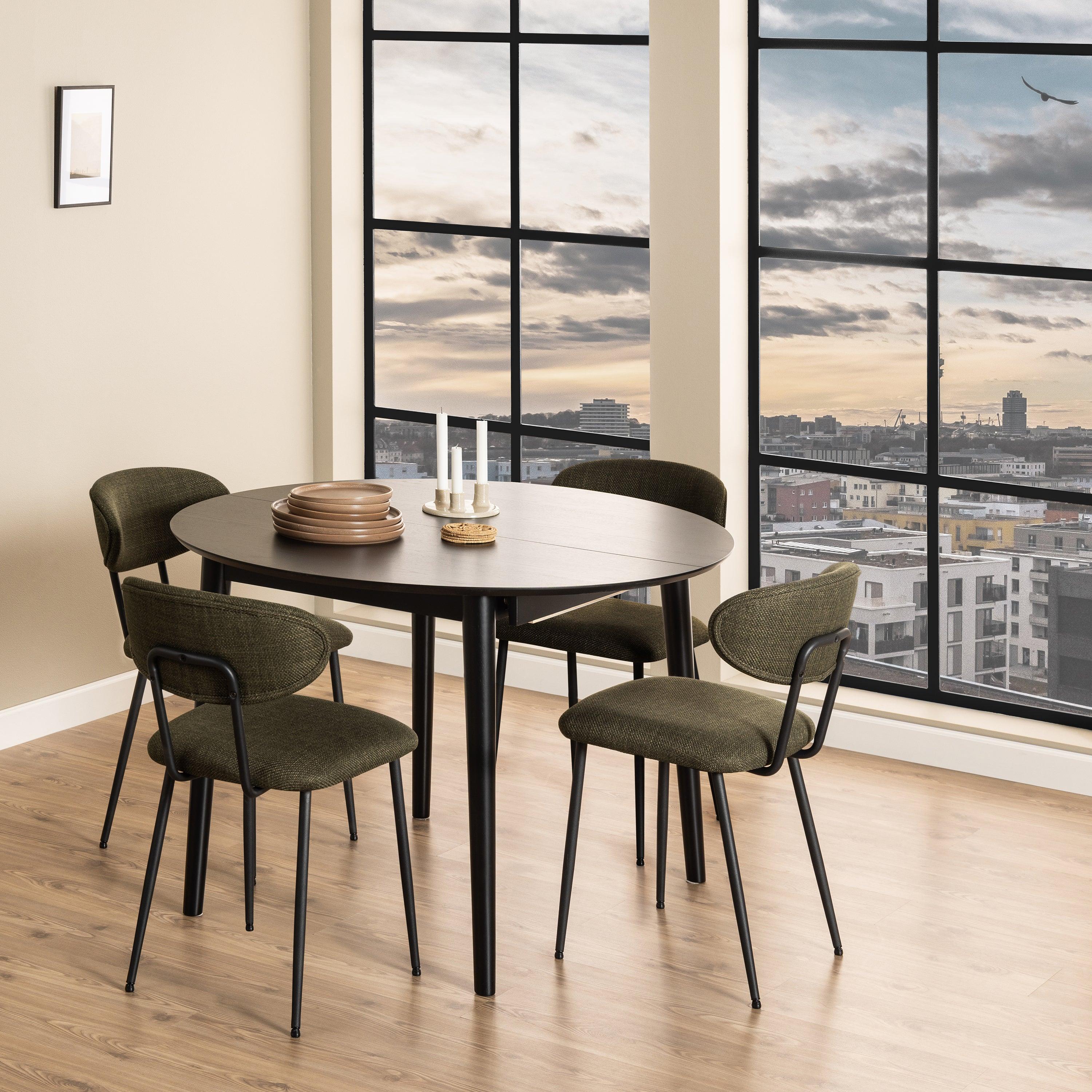 Montrose Extendable Round Dining Table - YANDZ HOME