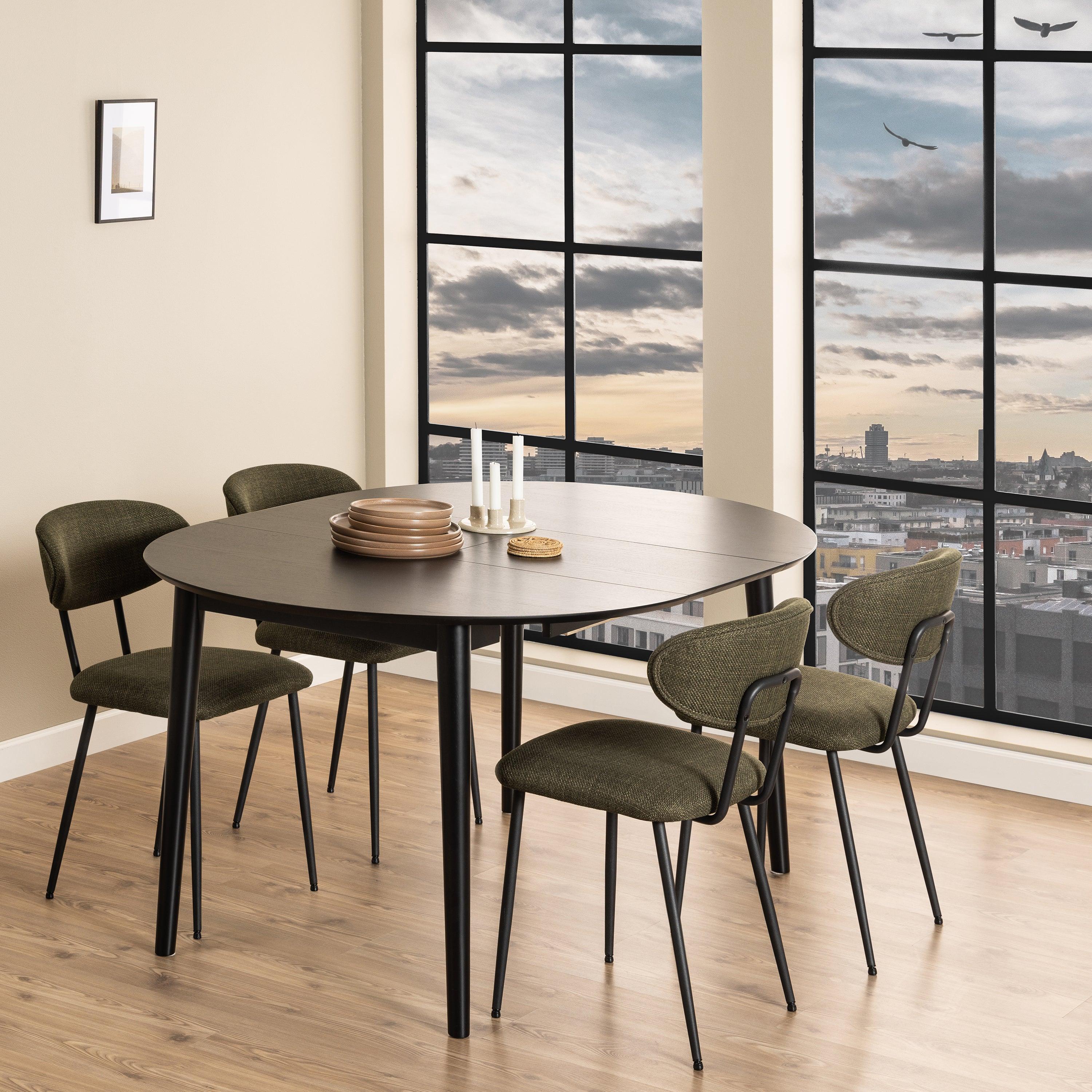 Montrose Extendable Round Dining Table - YANDZ HOME