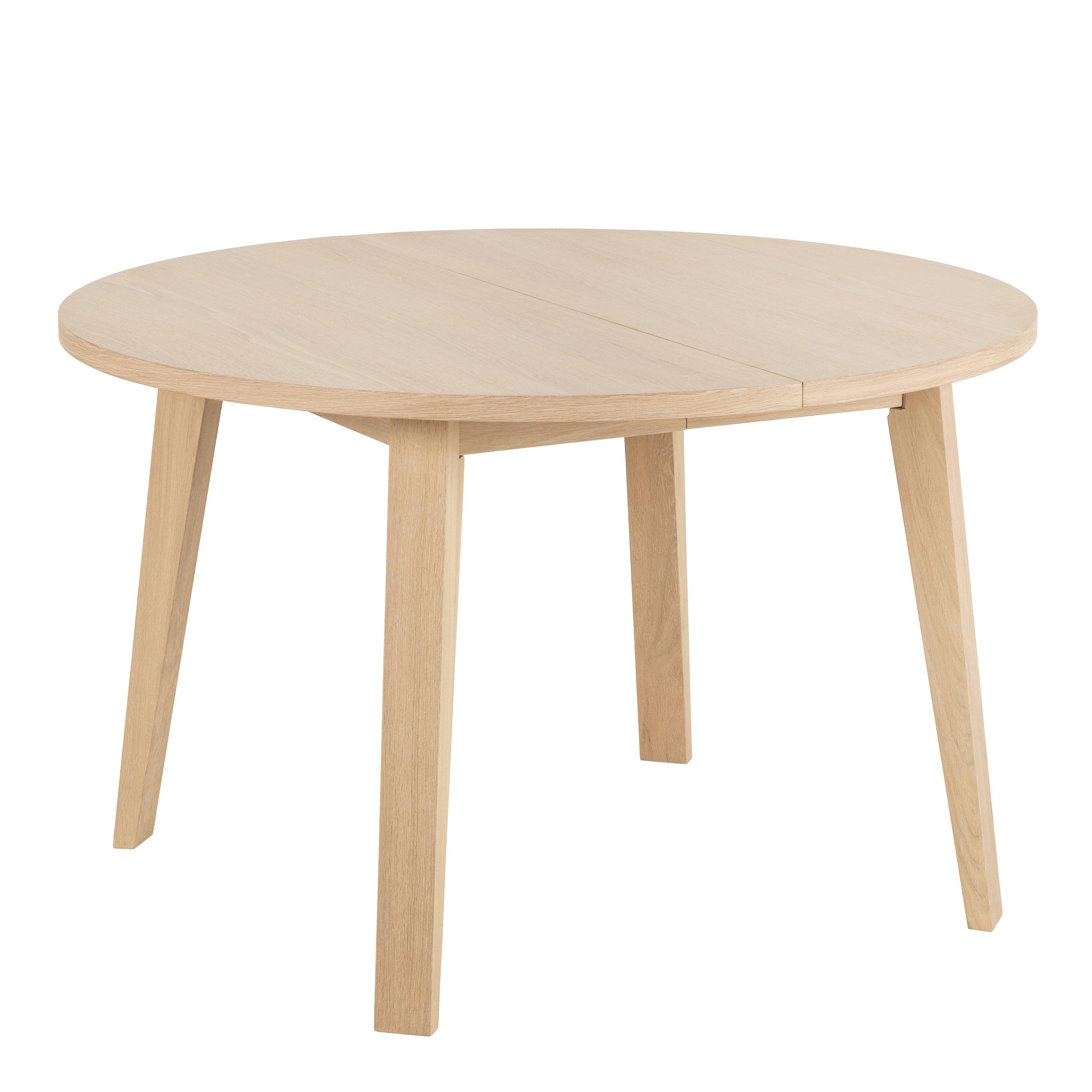 LuxeLine Round Dining Table with Optional Extension Leaf - YANDZ HOME