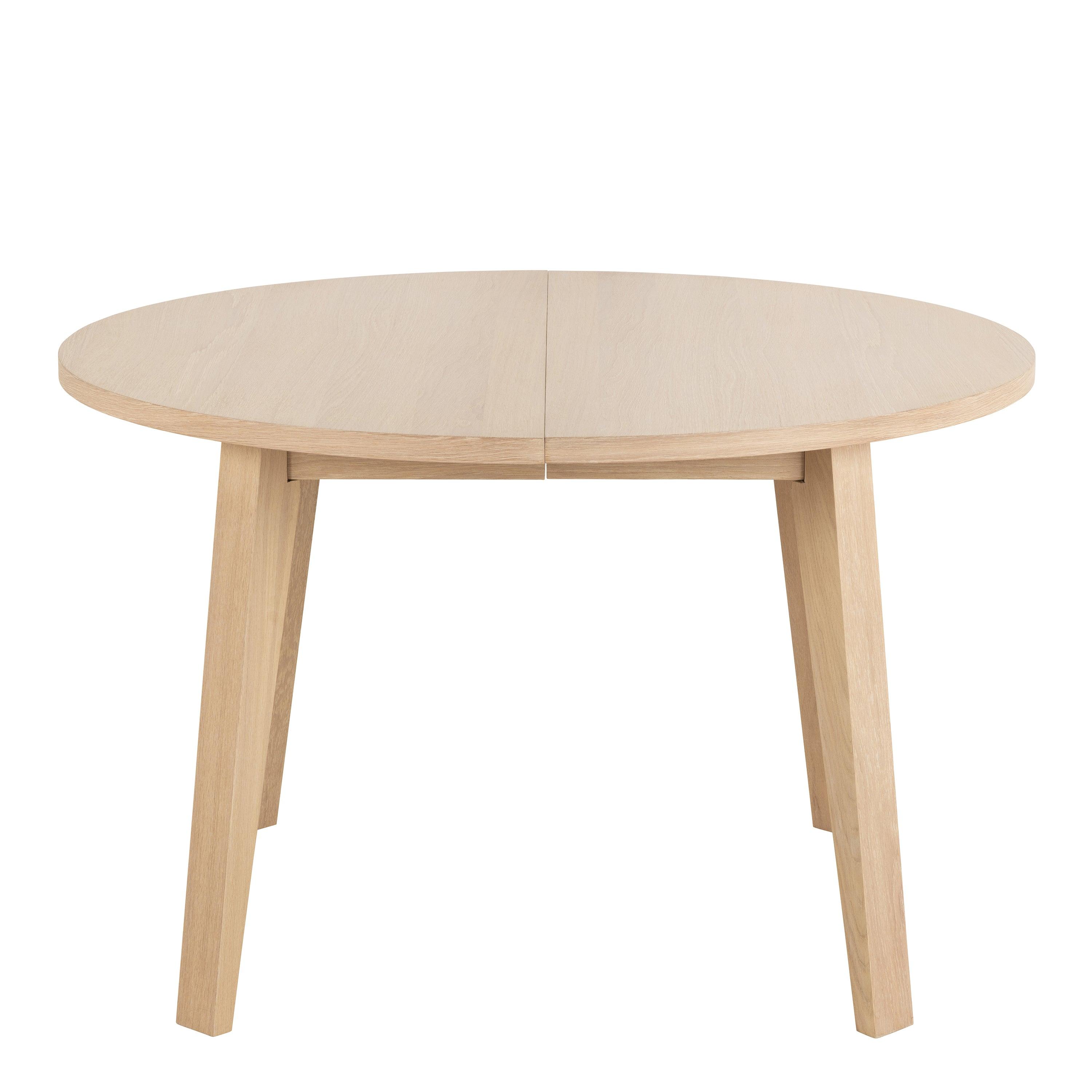 LuxeLine Round Dining Table with Optional Extension Leaf - YANDZ HOME