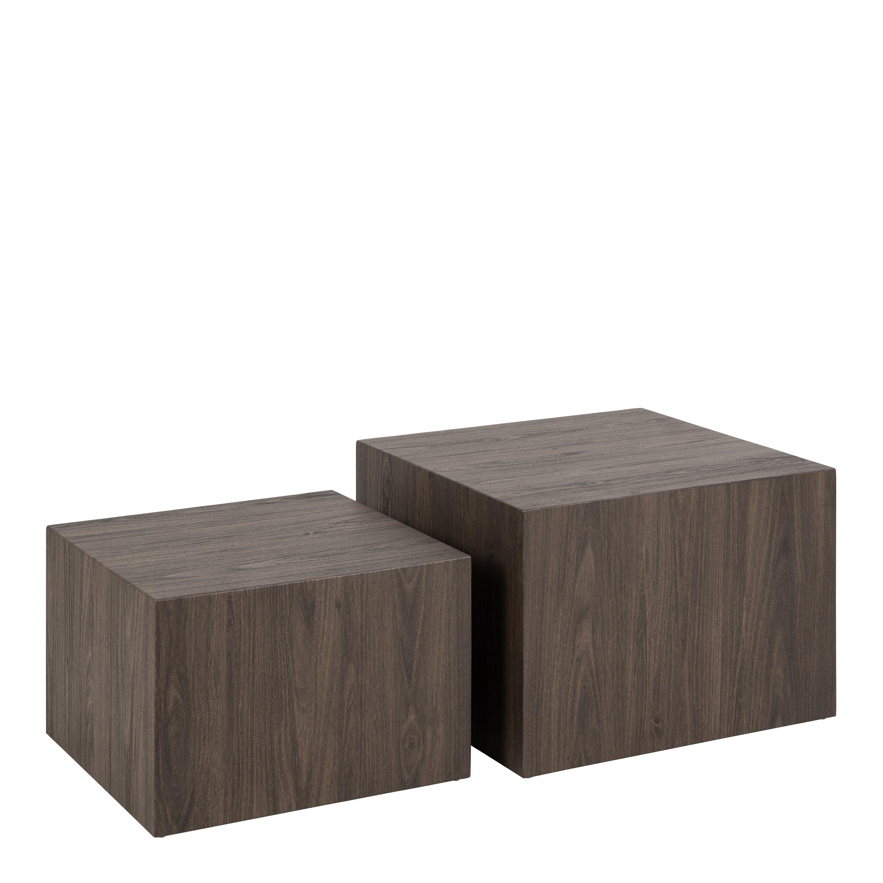 Cube Square Coffee Table Set – 58x58 cm - YANDZ HOME
