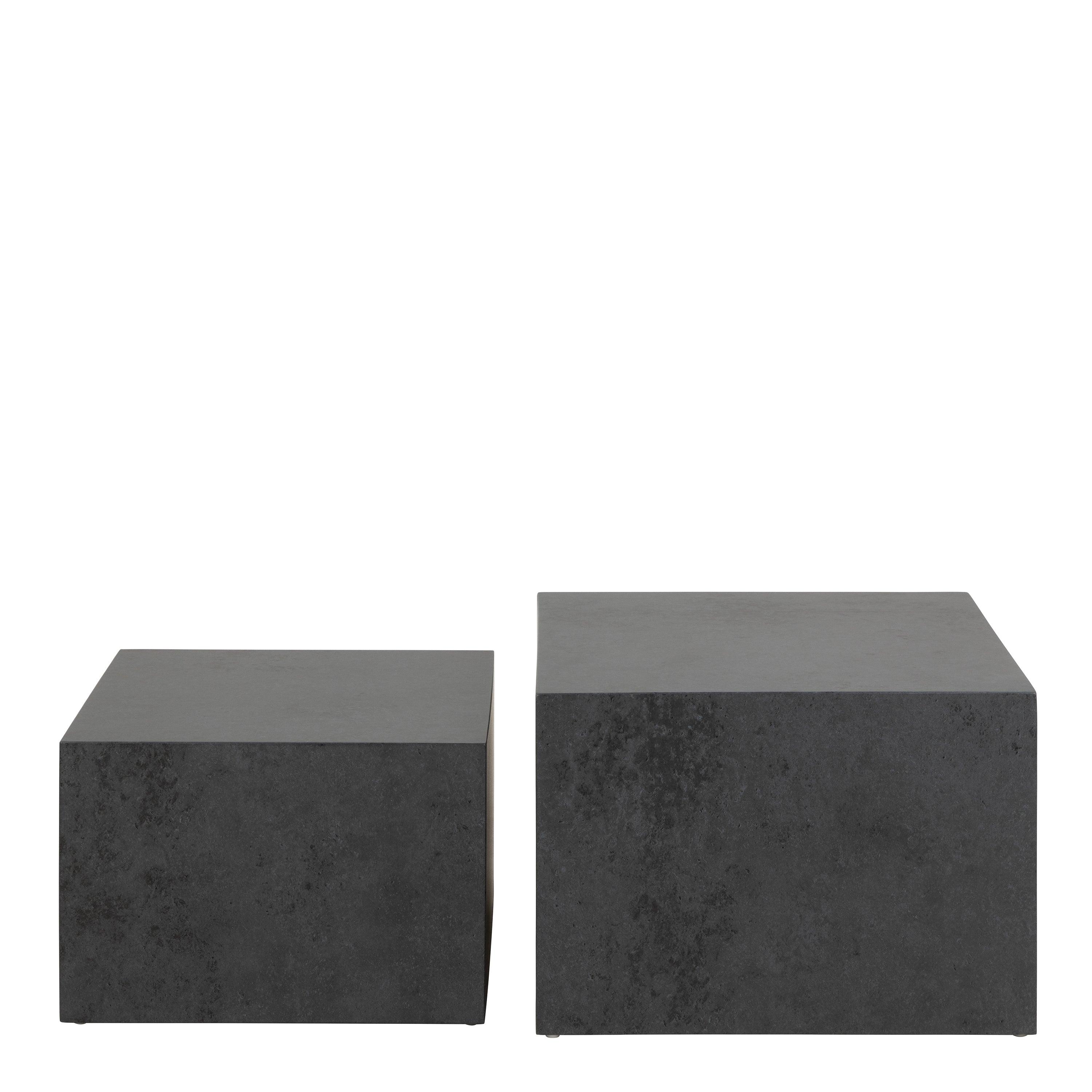 Cube Square Coffee Table Set – 58x58 cm - YANDZ HOME