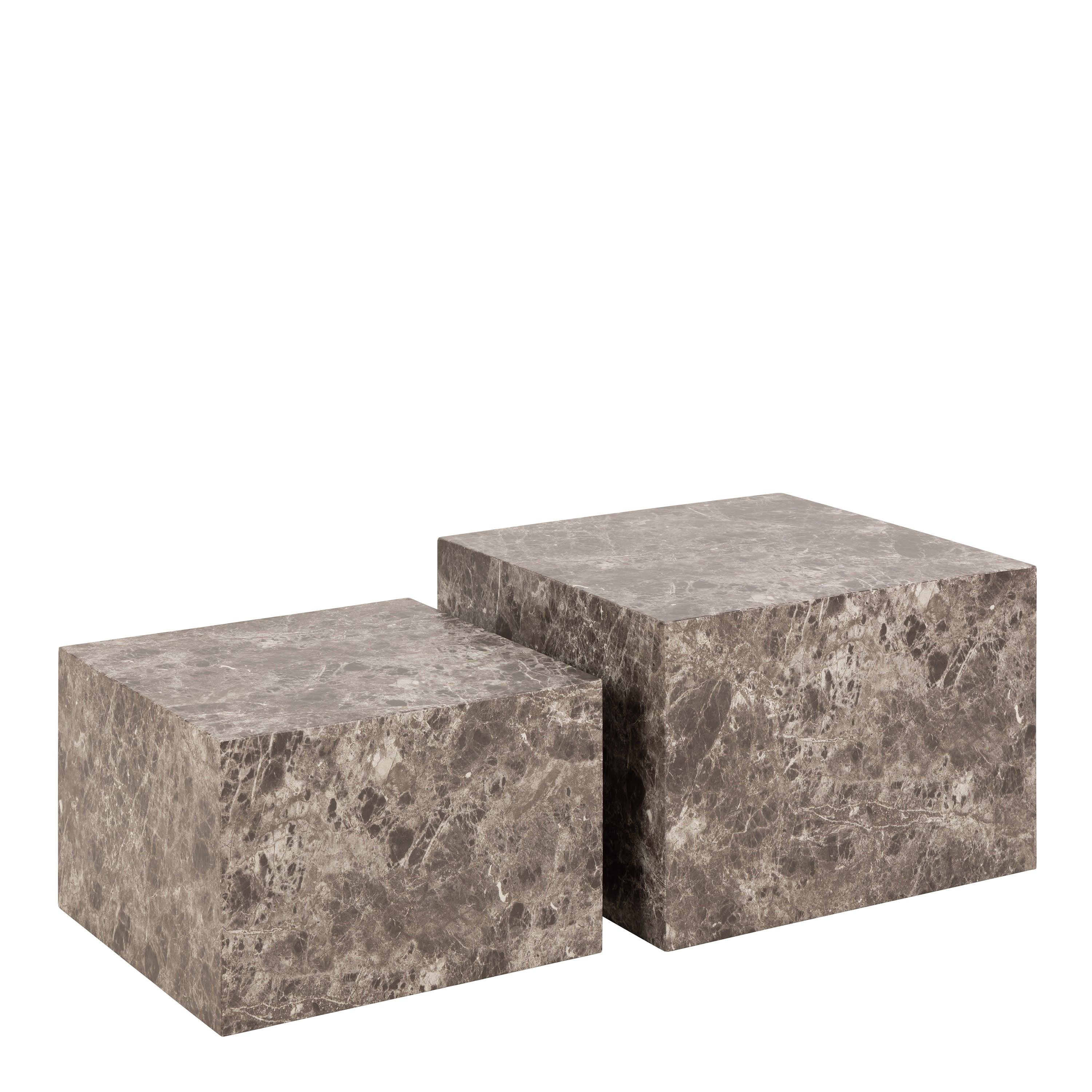 Cube Square Coffee Table Set – 58x58 cm - YANDZ HOME