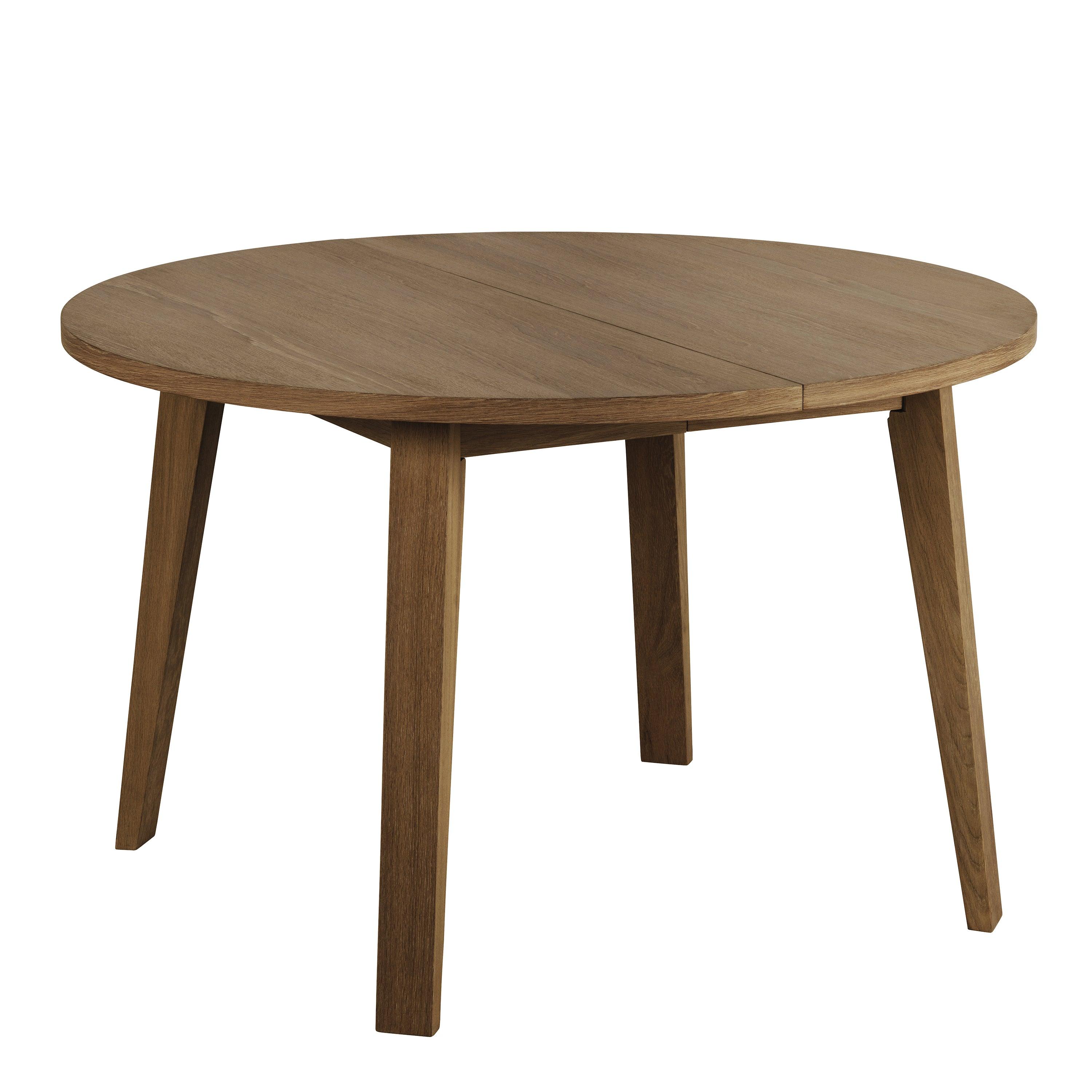 LuxeLine Round Dining Table with Optional Extension Leaf - YANDZ HOME