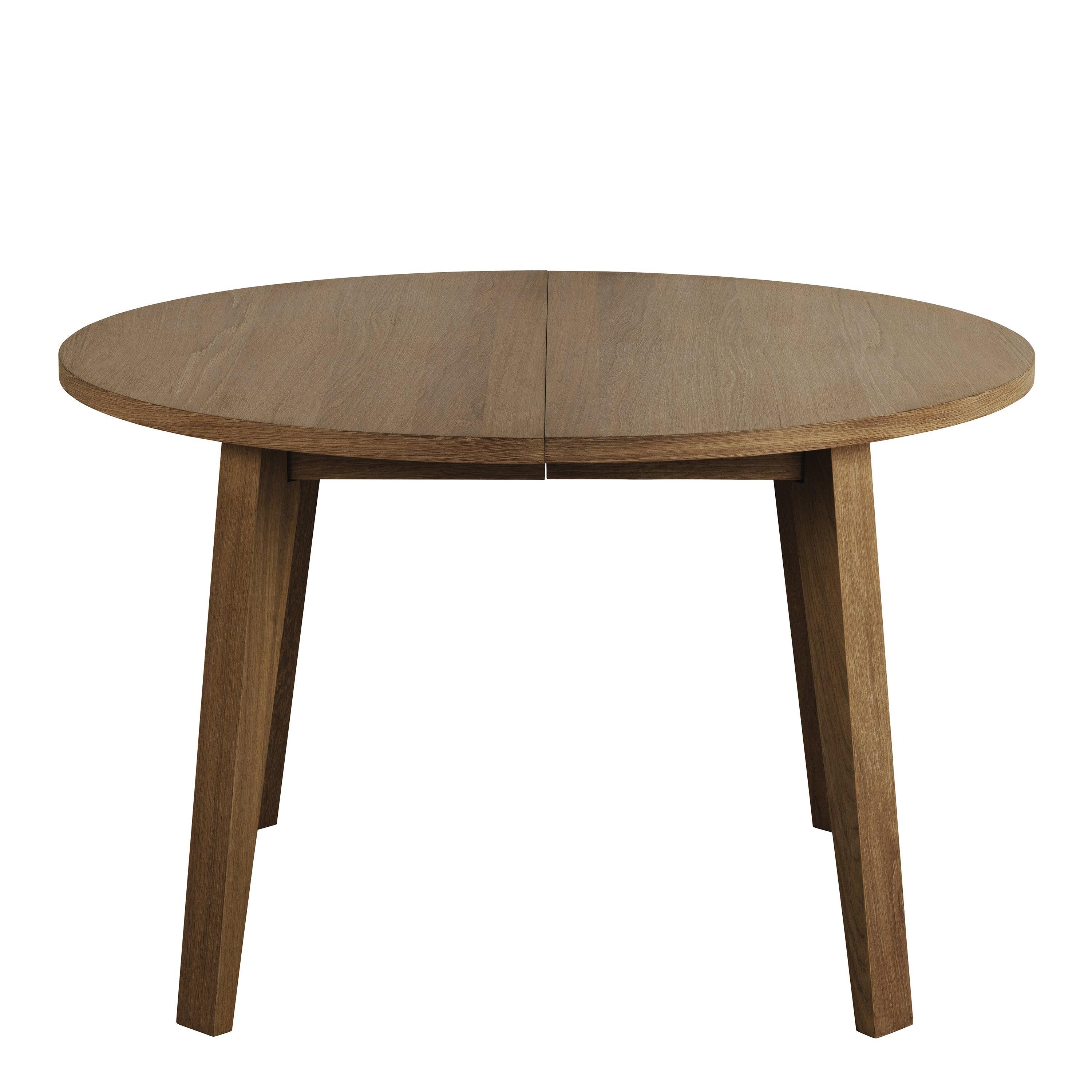 LuxeLine Round Dining Table with Optional Extension Leaf - YANDZ HOME