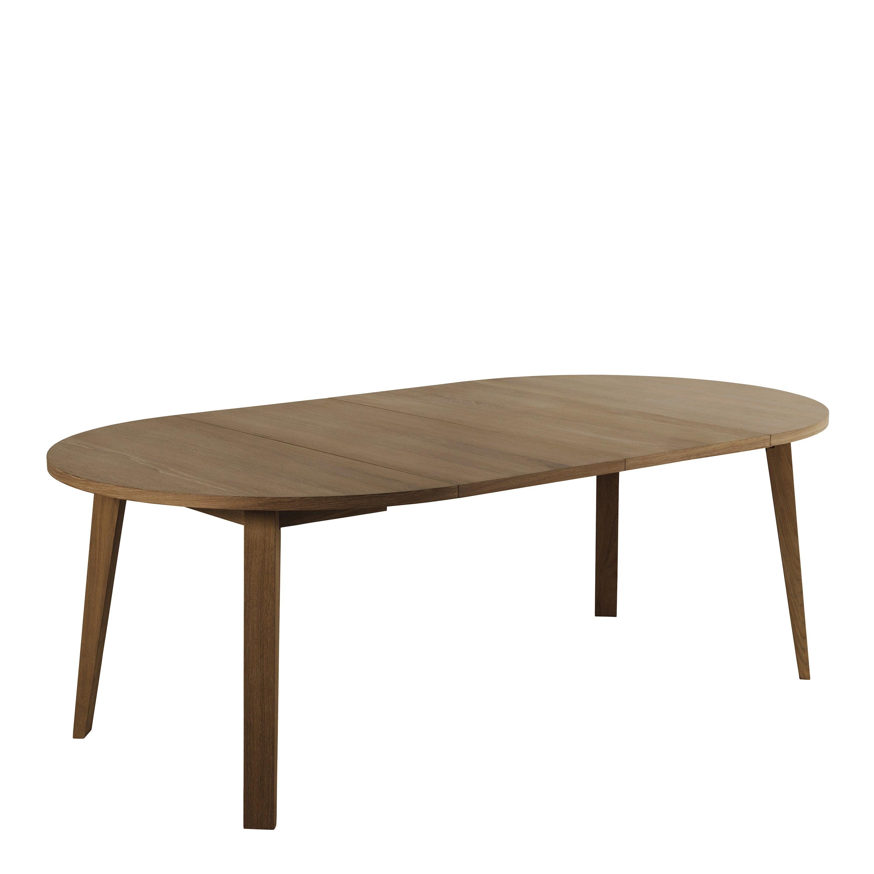 LuxeLine Round Dining Table with Optional Extension Leaf - YANDZ HOME