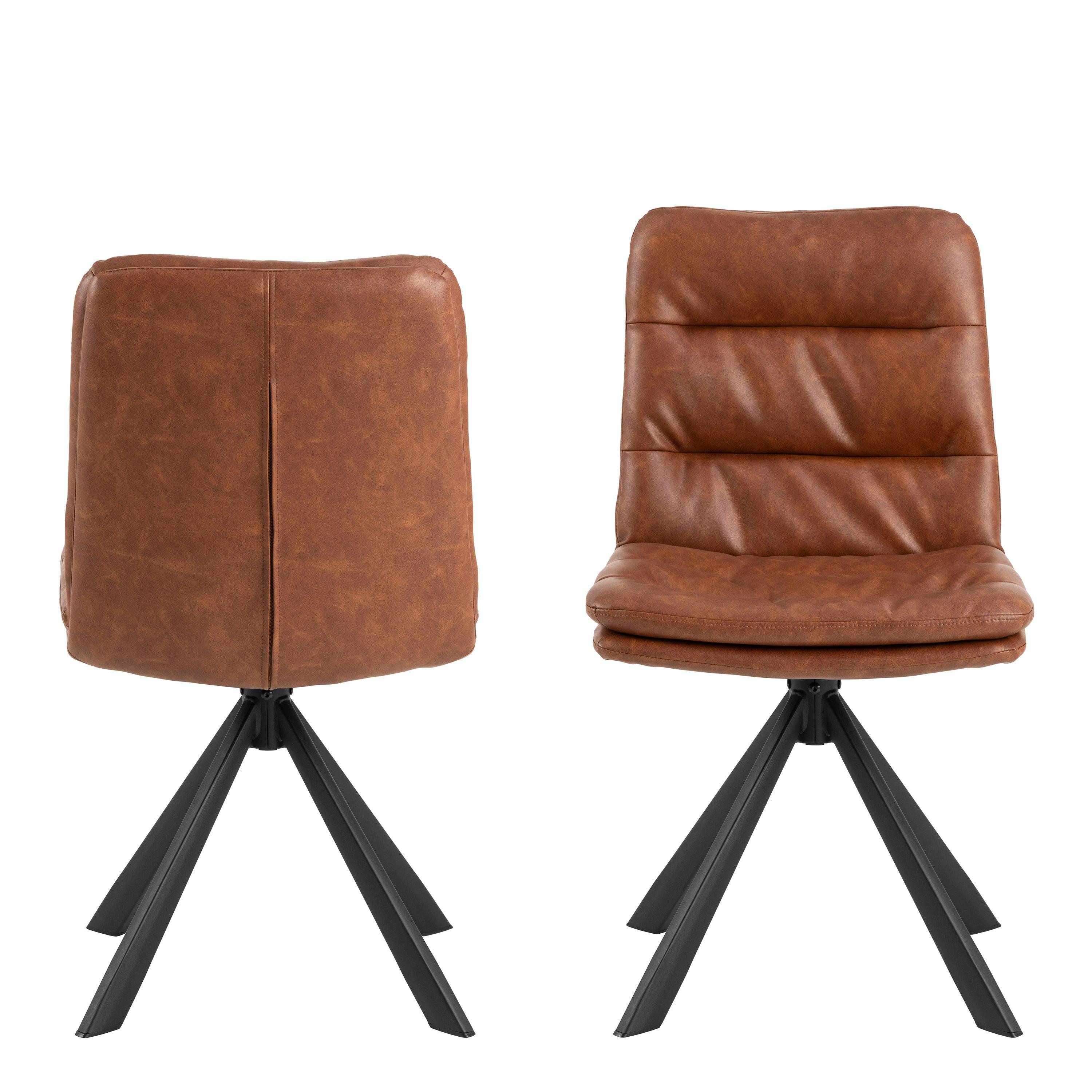 Monaco Swivel Dining Chair Set of 2 - YANDZ HOME