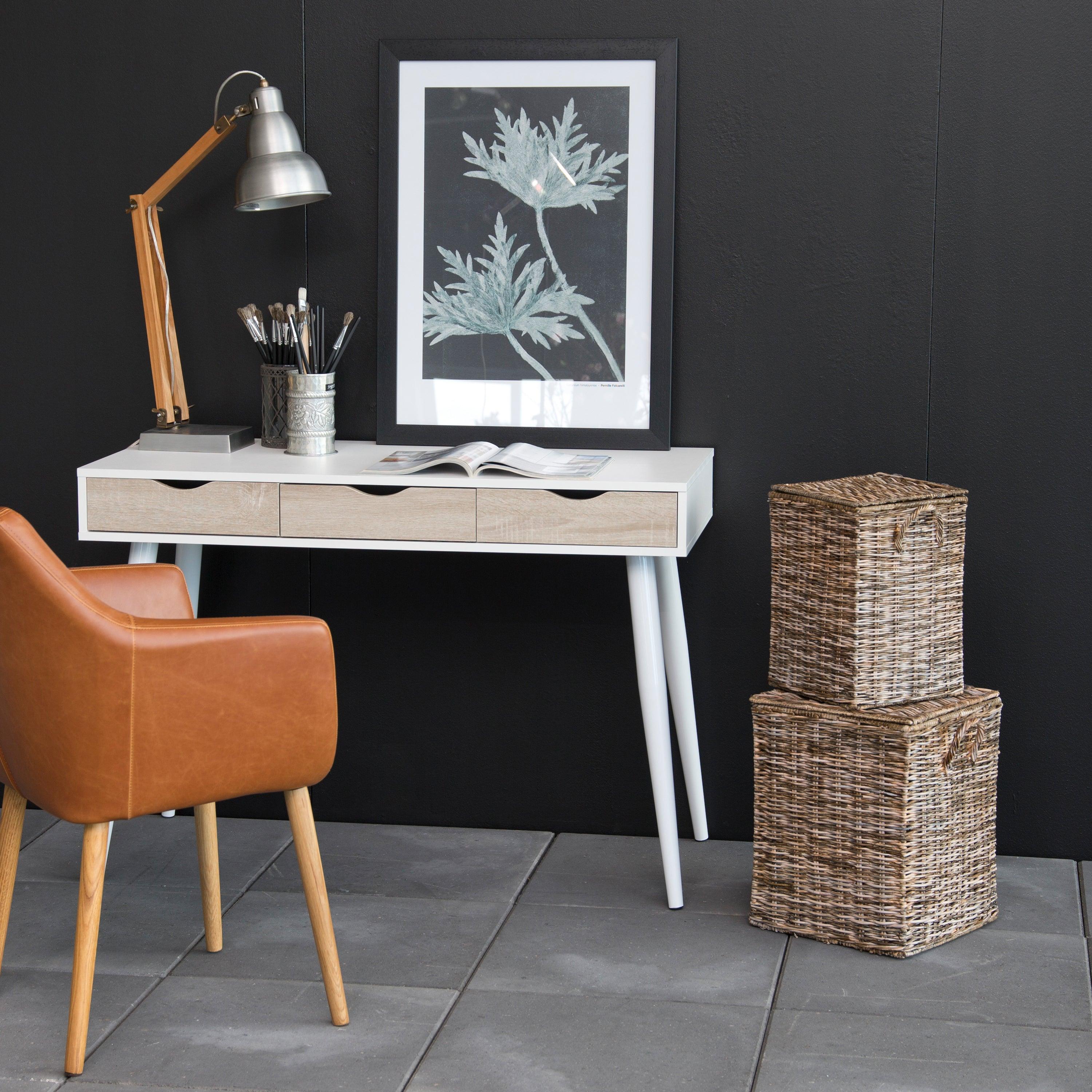 Ava 3 Drawer Desk - YANDZ HOME