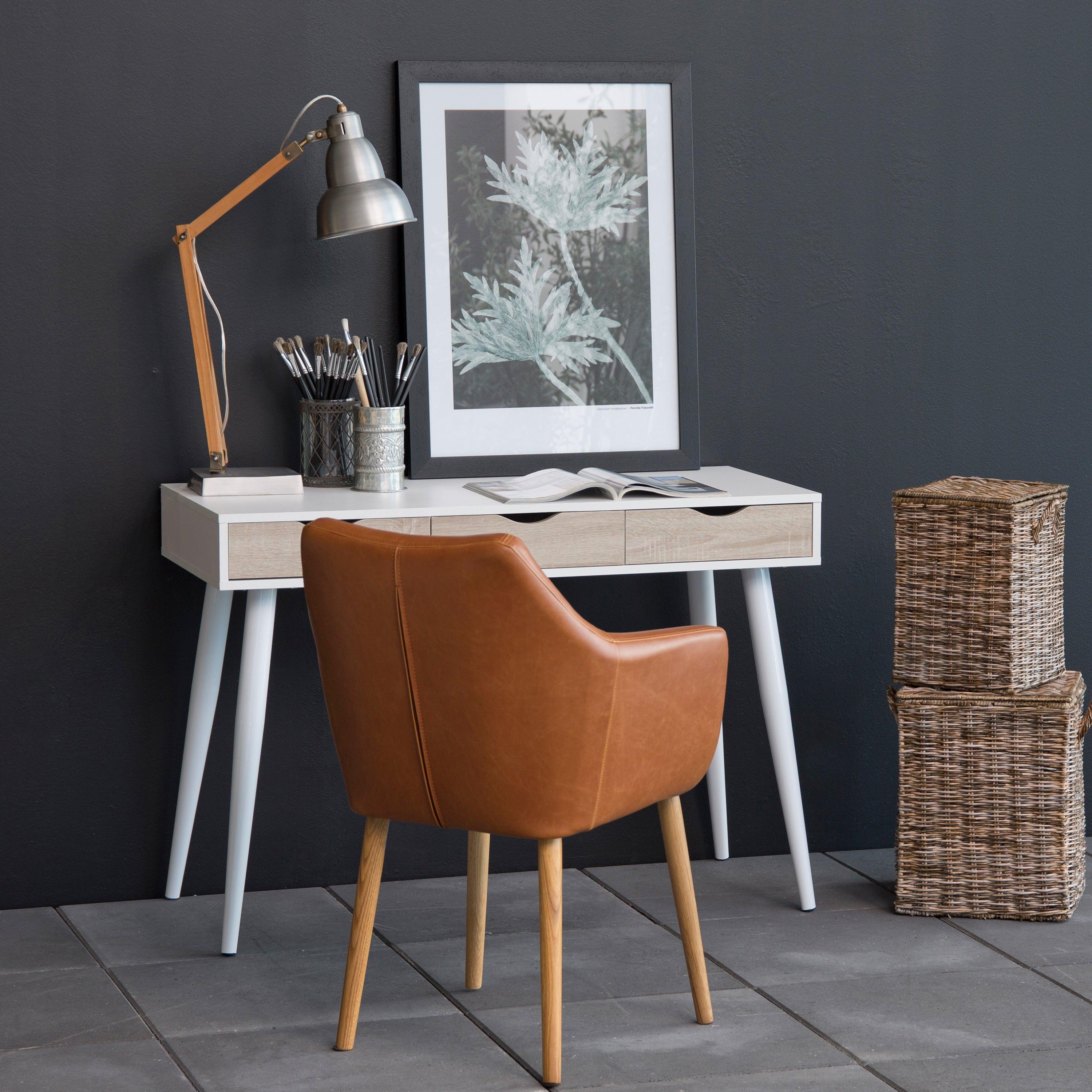 Ava 3 Drawer Desk - YANDZ HOME