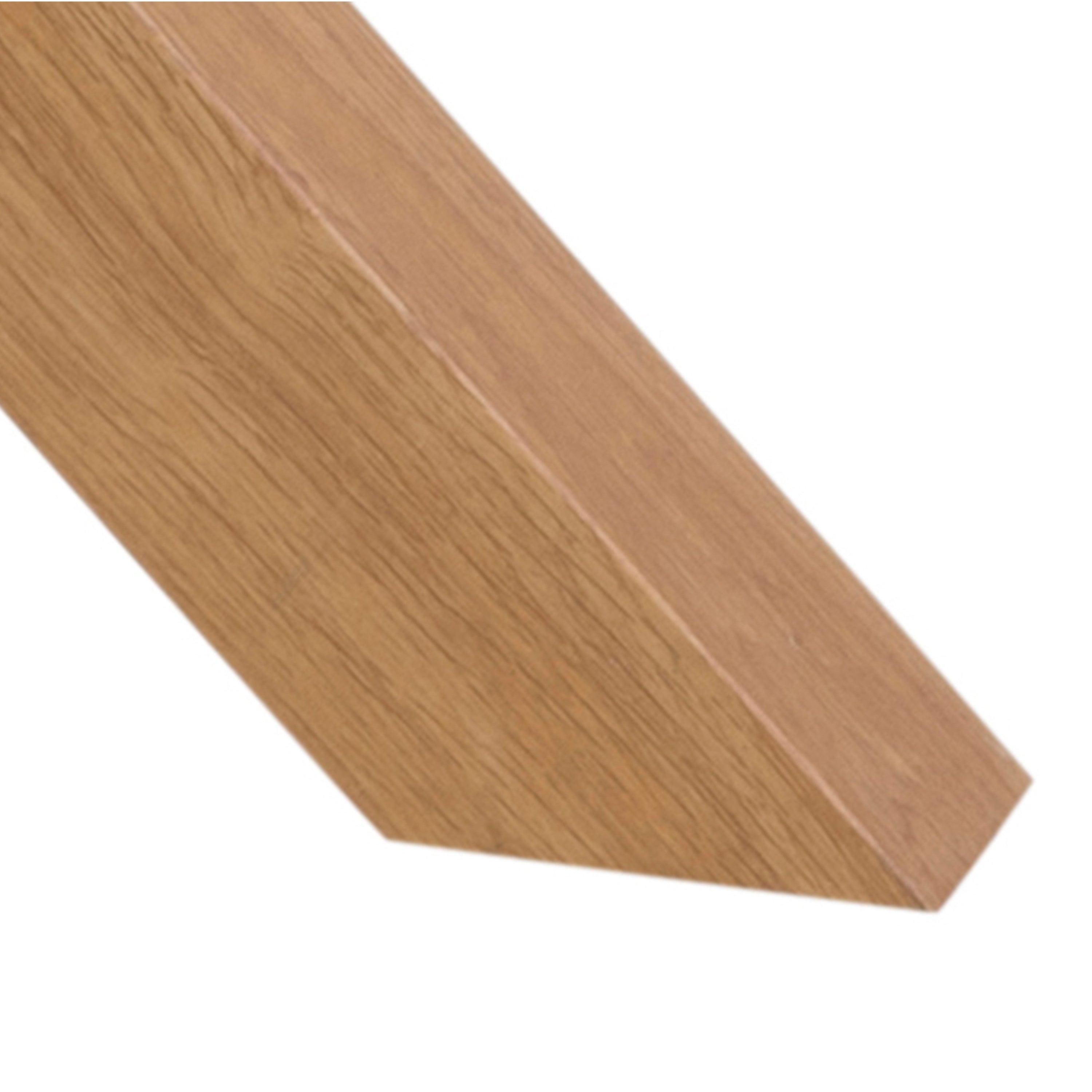 Halo Round Dining Table with Oak Legs - YANDZ HOME