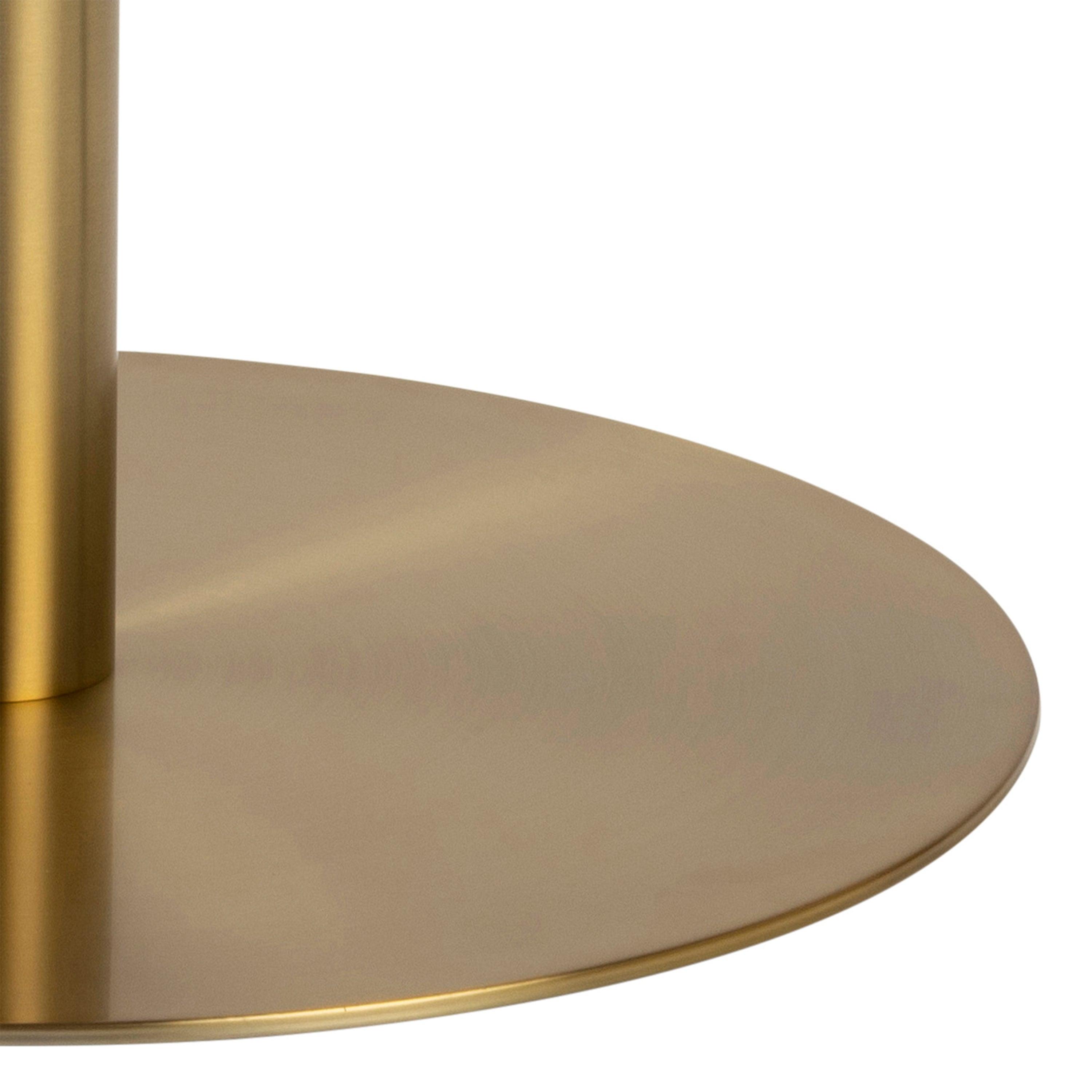 Corey Round Dining Table in White Marble Top - YANDZ HOME