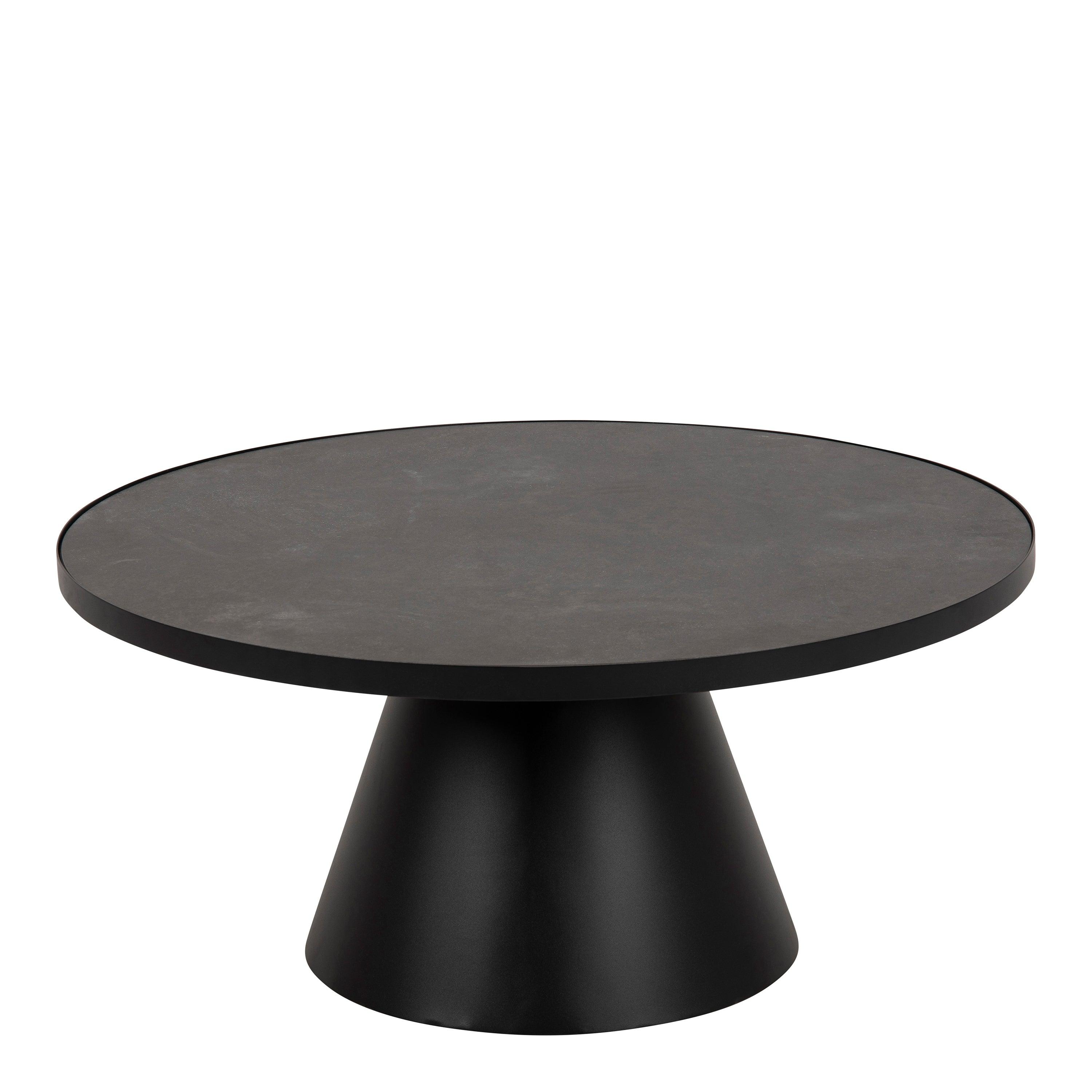 Soli Round Ceramic Coffee Table - YANDZ HOME