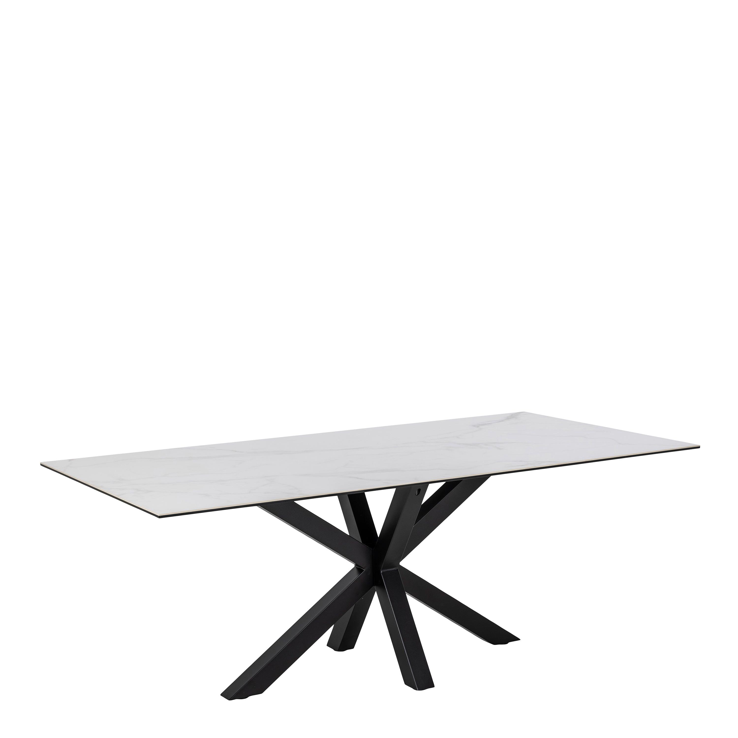 Halo Dining Table with Ceramic Top - YANDZ HOME
