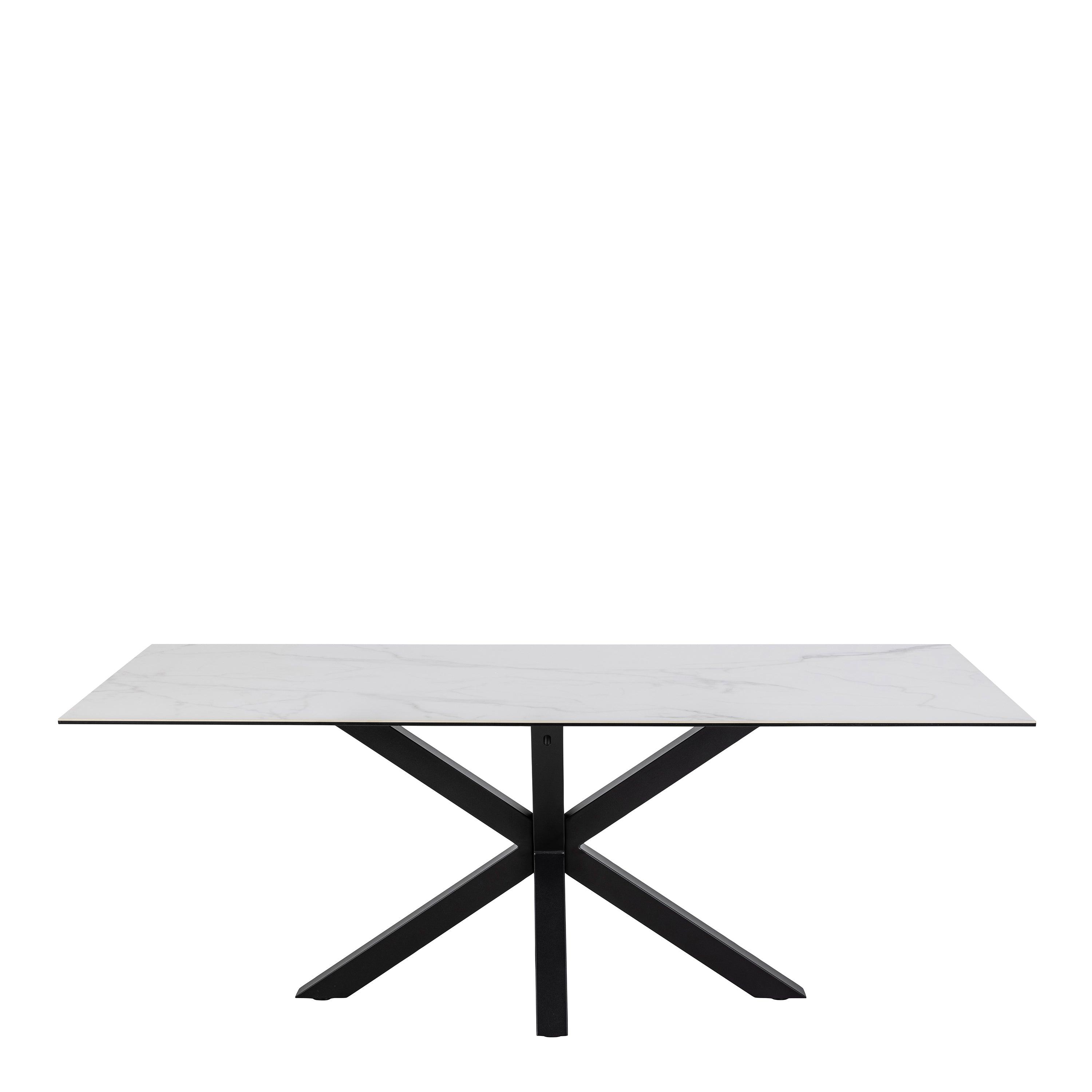 Halo Dining Table with Ceramic Top - YANDZ HOME
