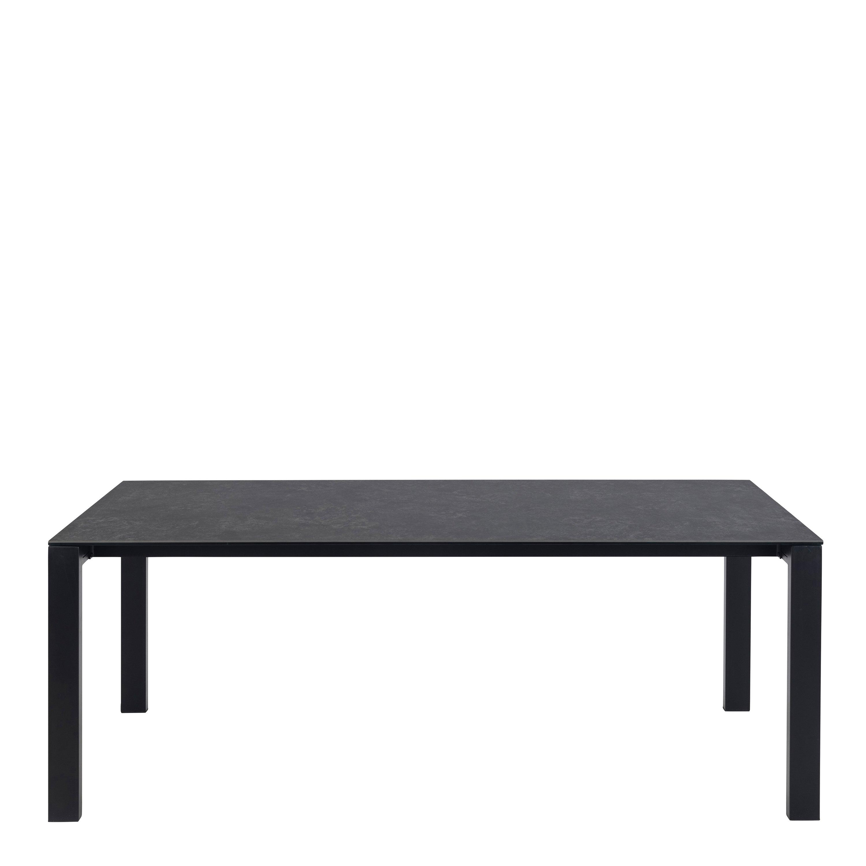 YANDZ Dining Table in Matt Black - YANDZ HOME