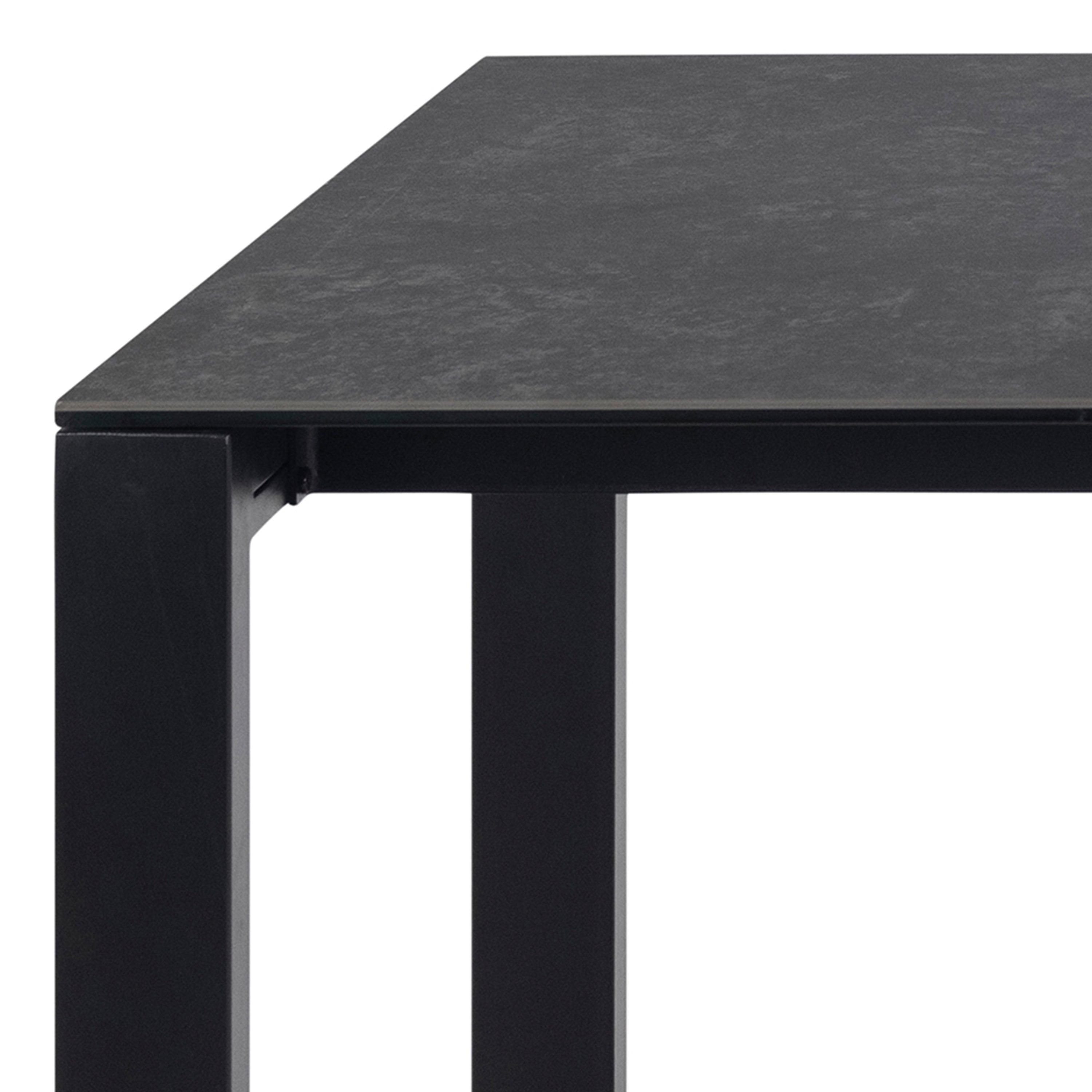 YANDZ Dining Table in Matt Black - YANDZ HOME