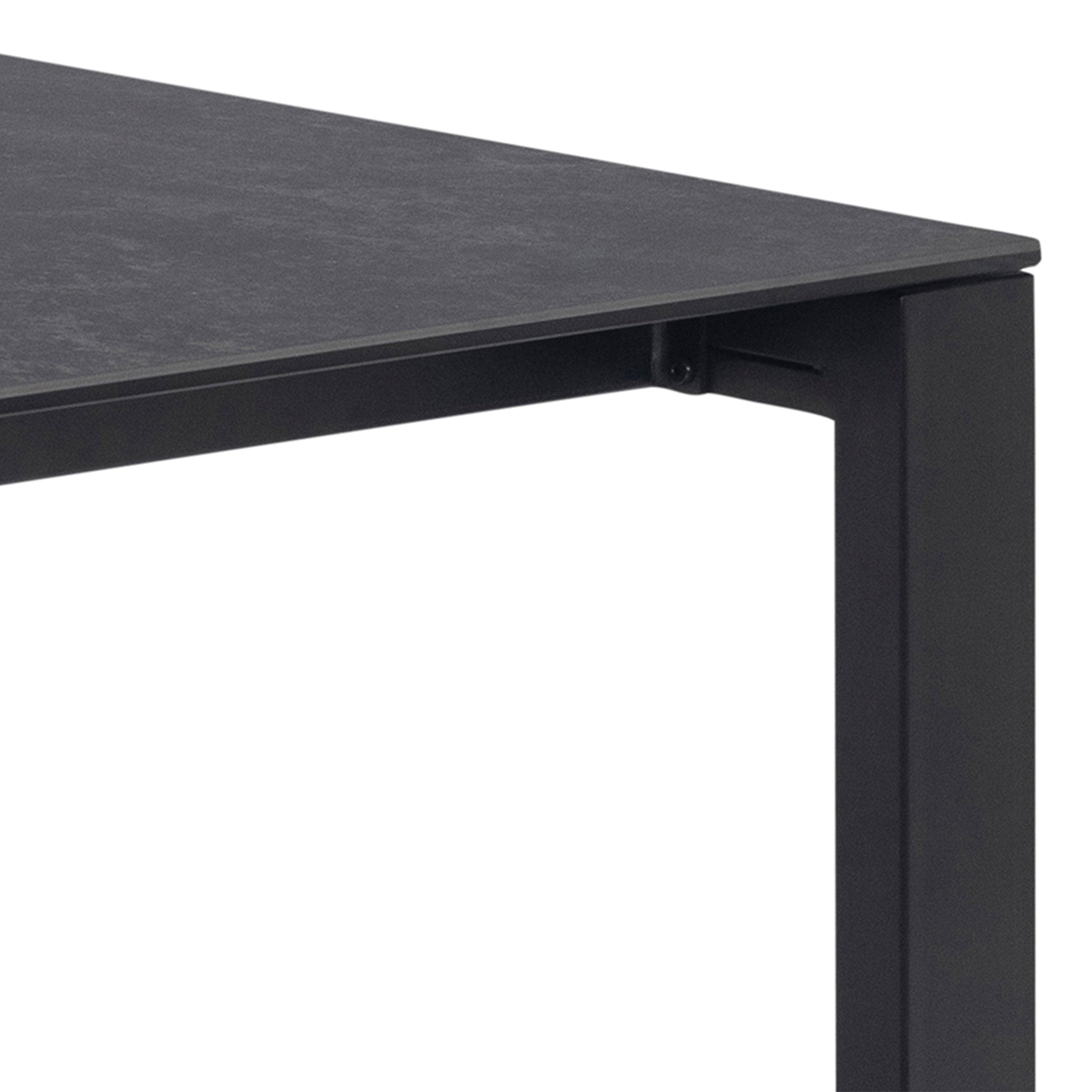YANDZ Dining Table in Matt Black - YANDZ HOME
