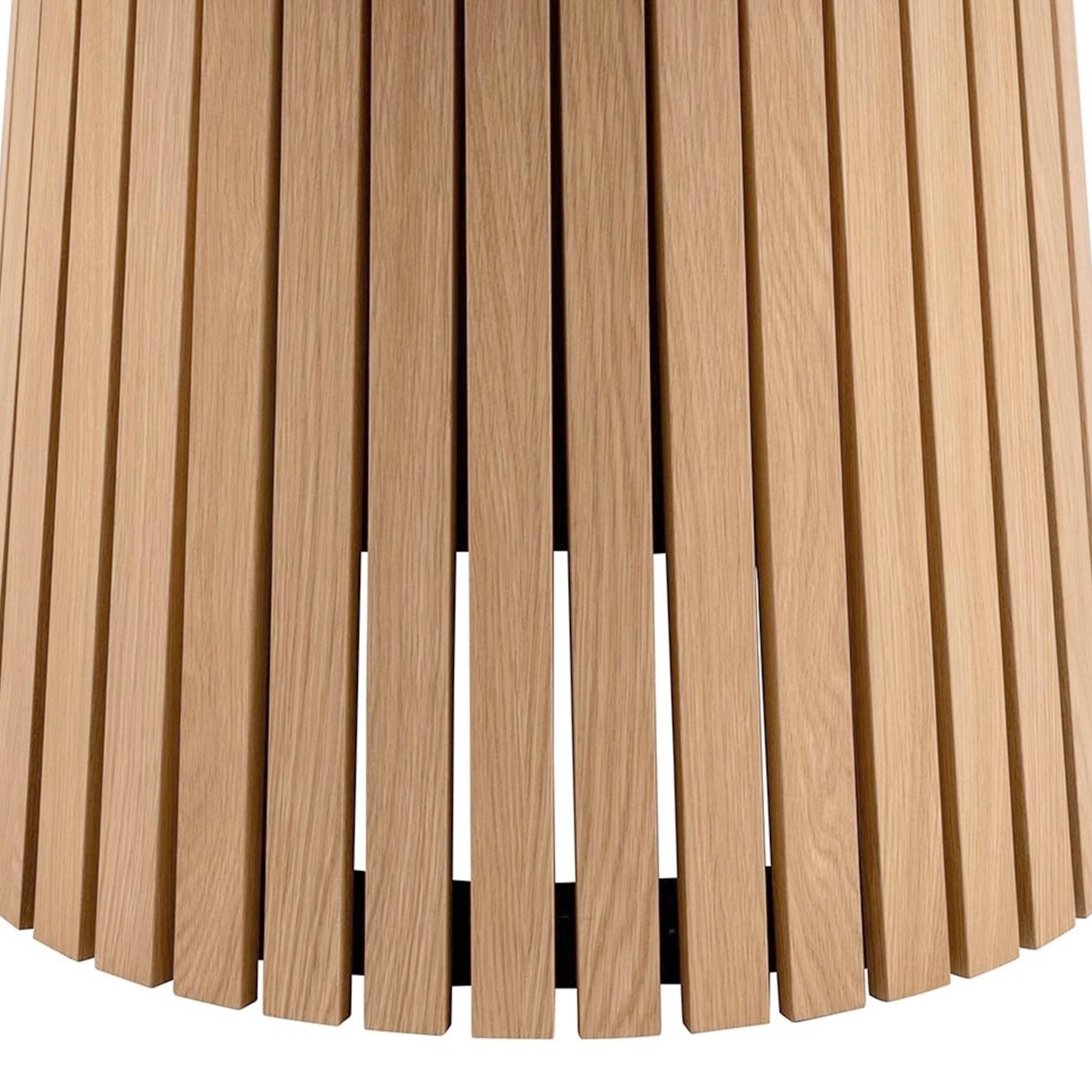 Christina Round Dining Table in Oak - YANDZ HOME