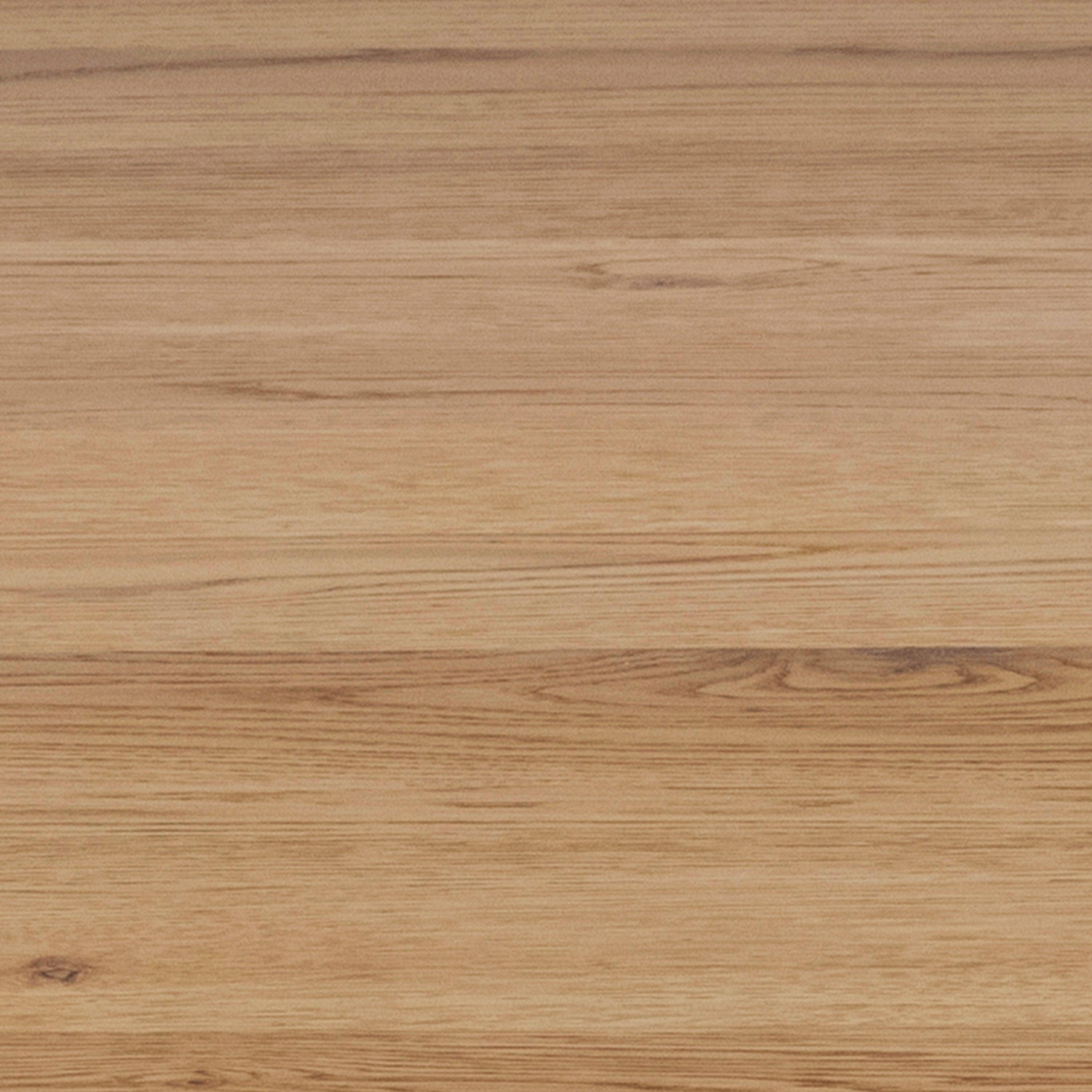 Halo Round Dining Table in Oak & Black - YANDZ HOME